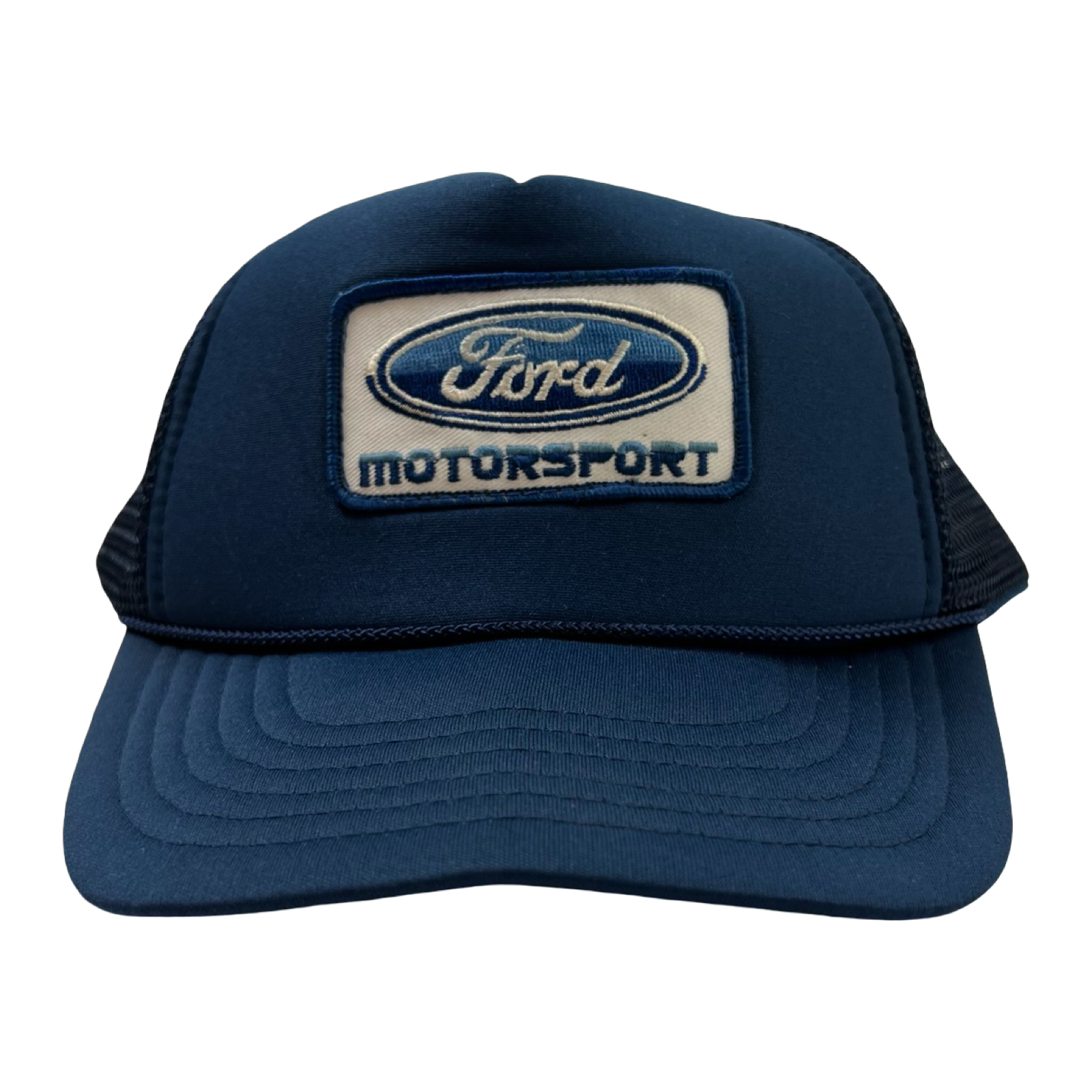 Vintage Ford Motorsport Trucker Hat Navy
