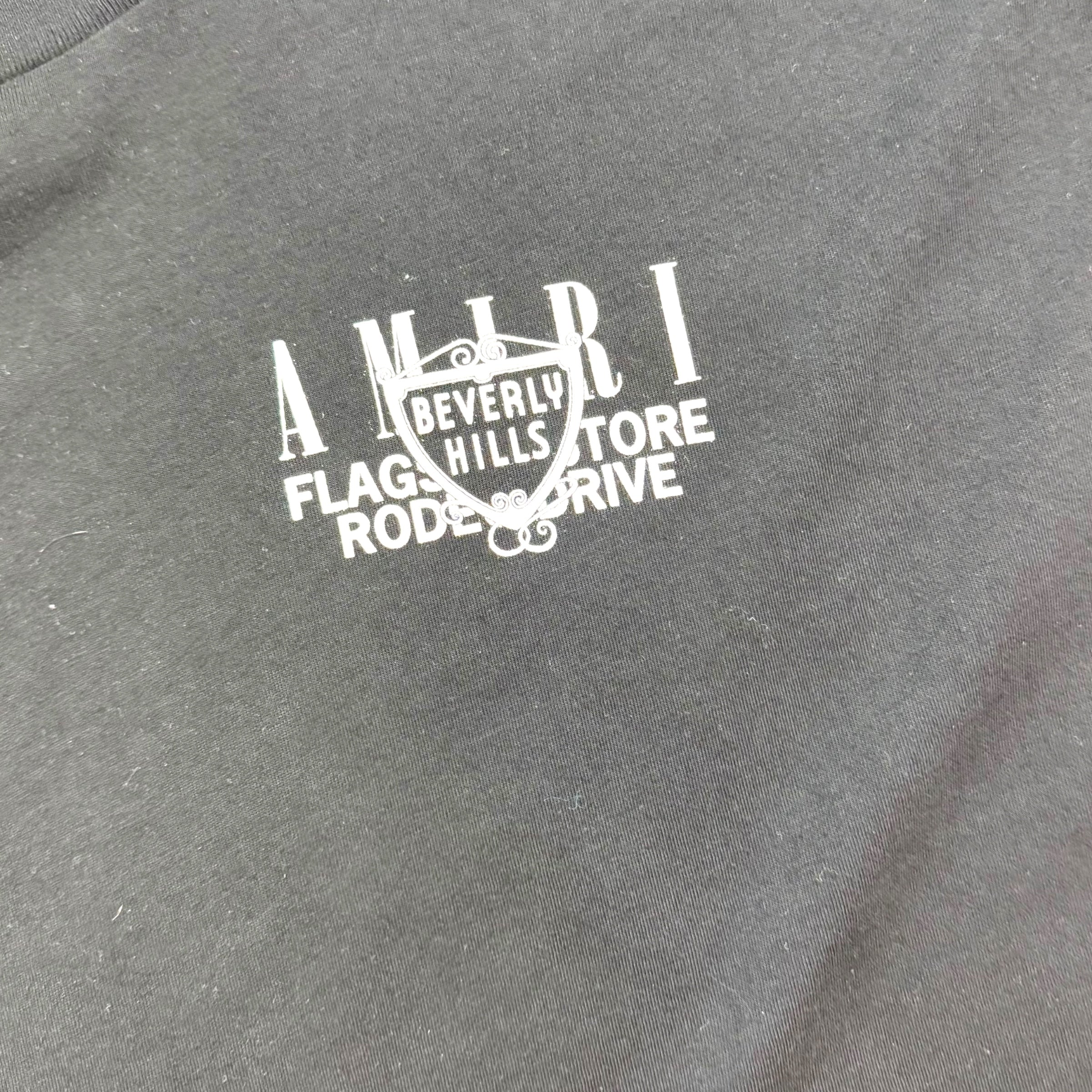 Amiri Beverly Hills Rodeo Drive Tee Black