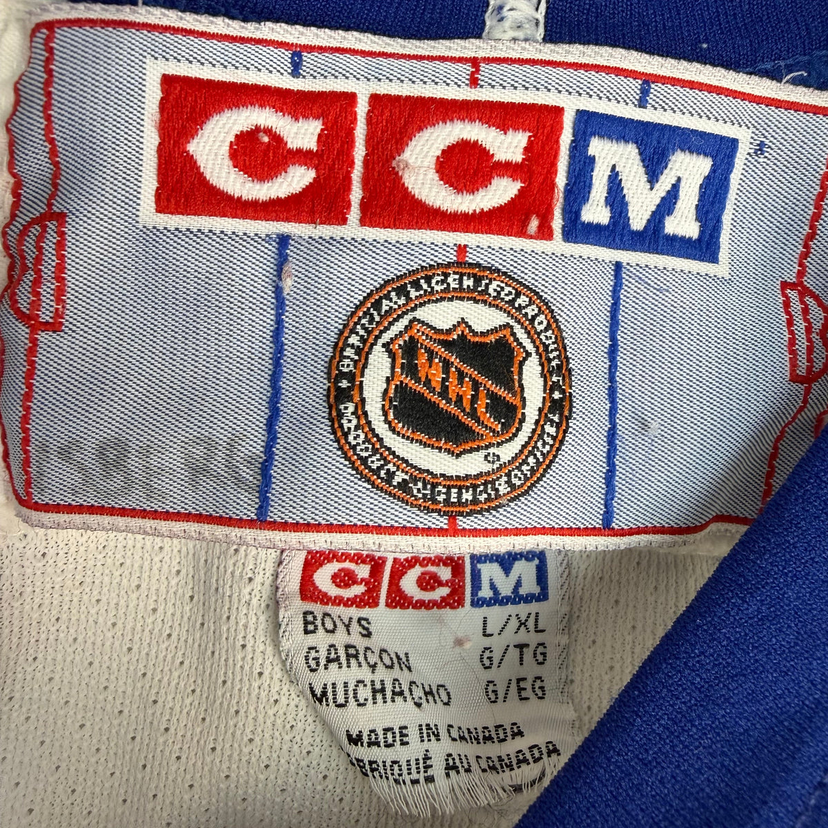 Vintage Toronto Maple Leafs Youth Jersey White