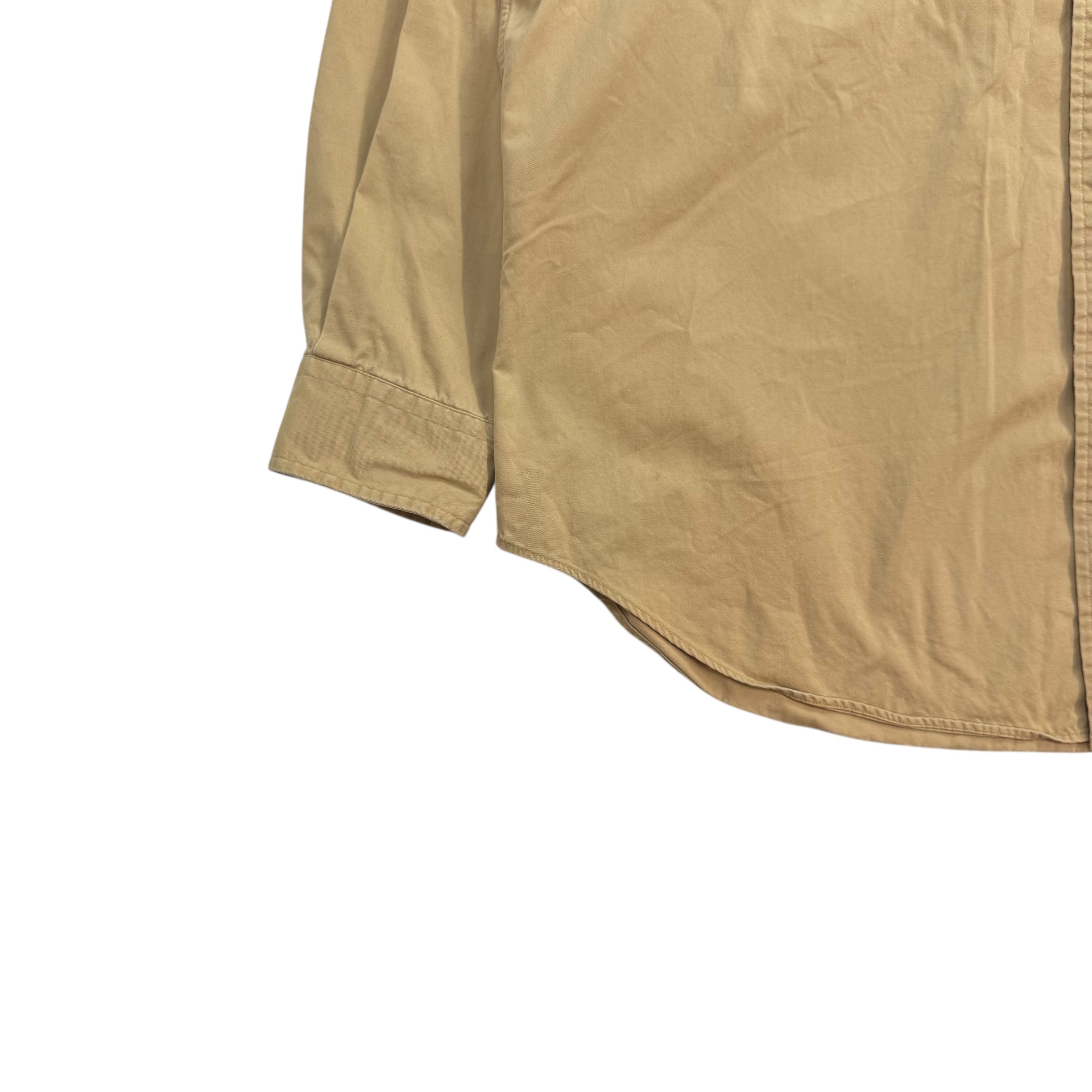 Vintage Tommy Hilfiger Button Up Shirt Tan