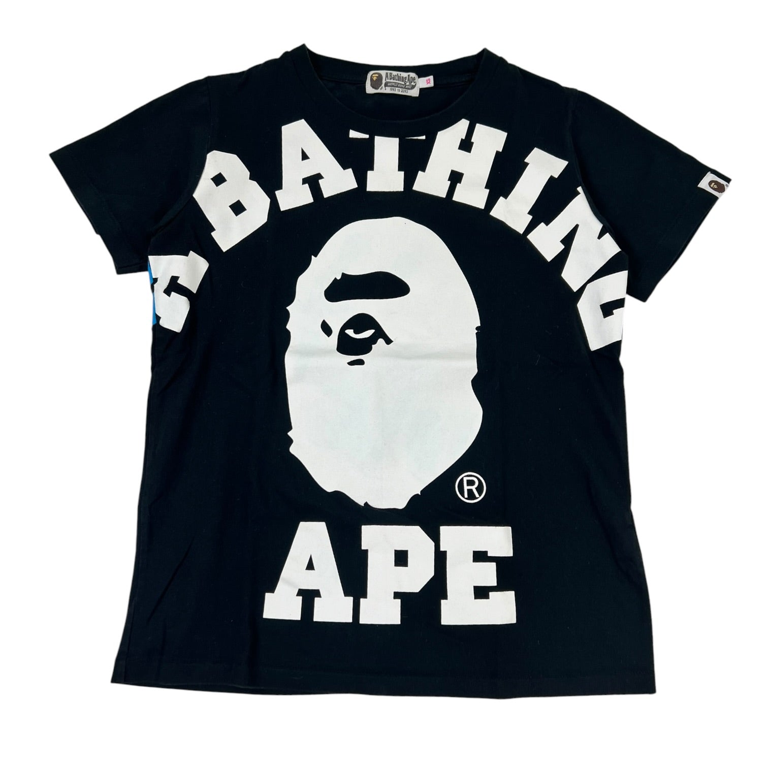 (W) A Bathing Ape College Logo T-Shirt