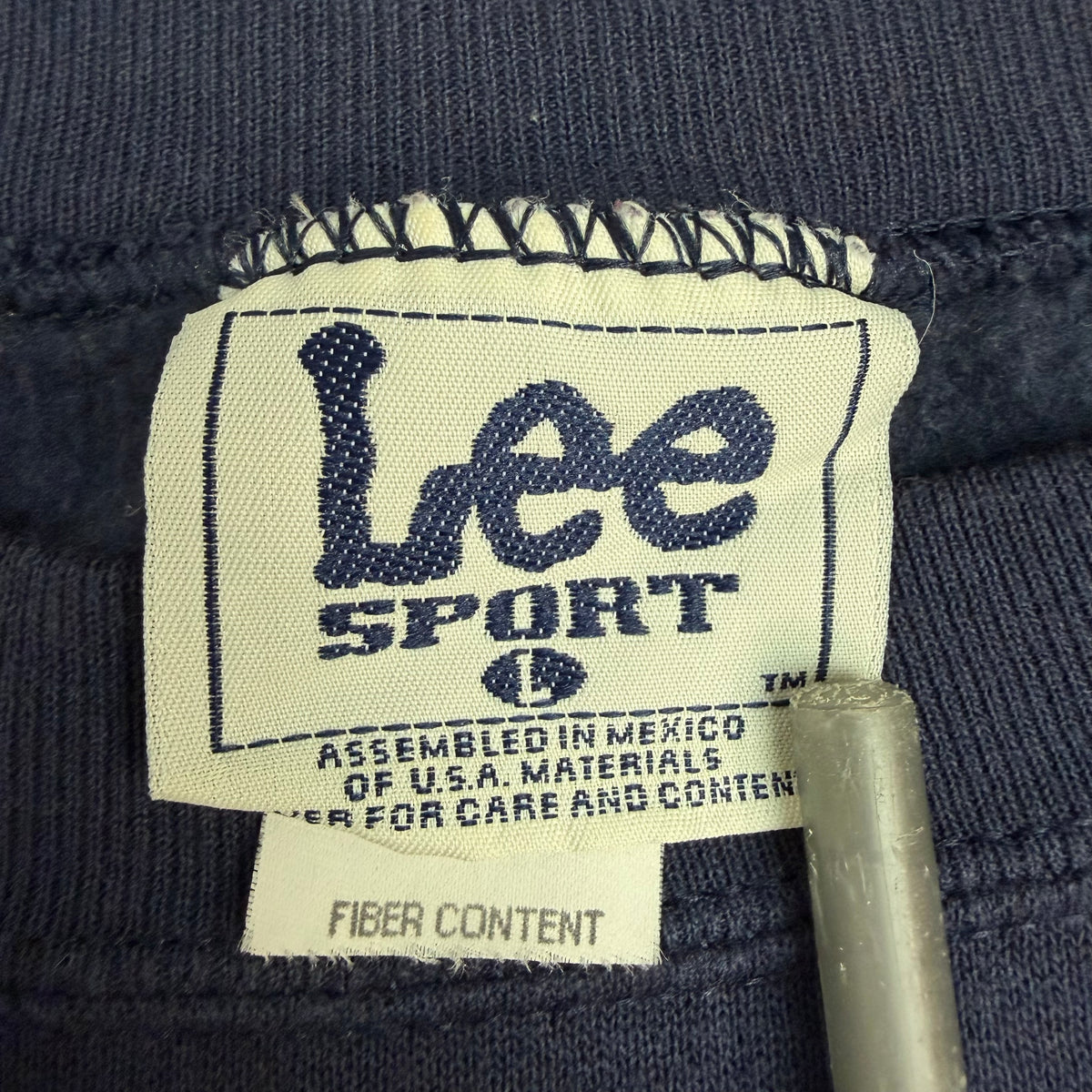 1999 New York Yankees World Series Champions Lee Sport Crewneck Navy