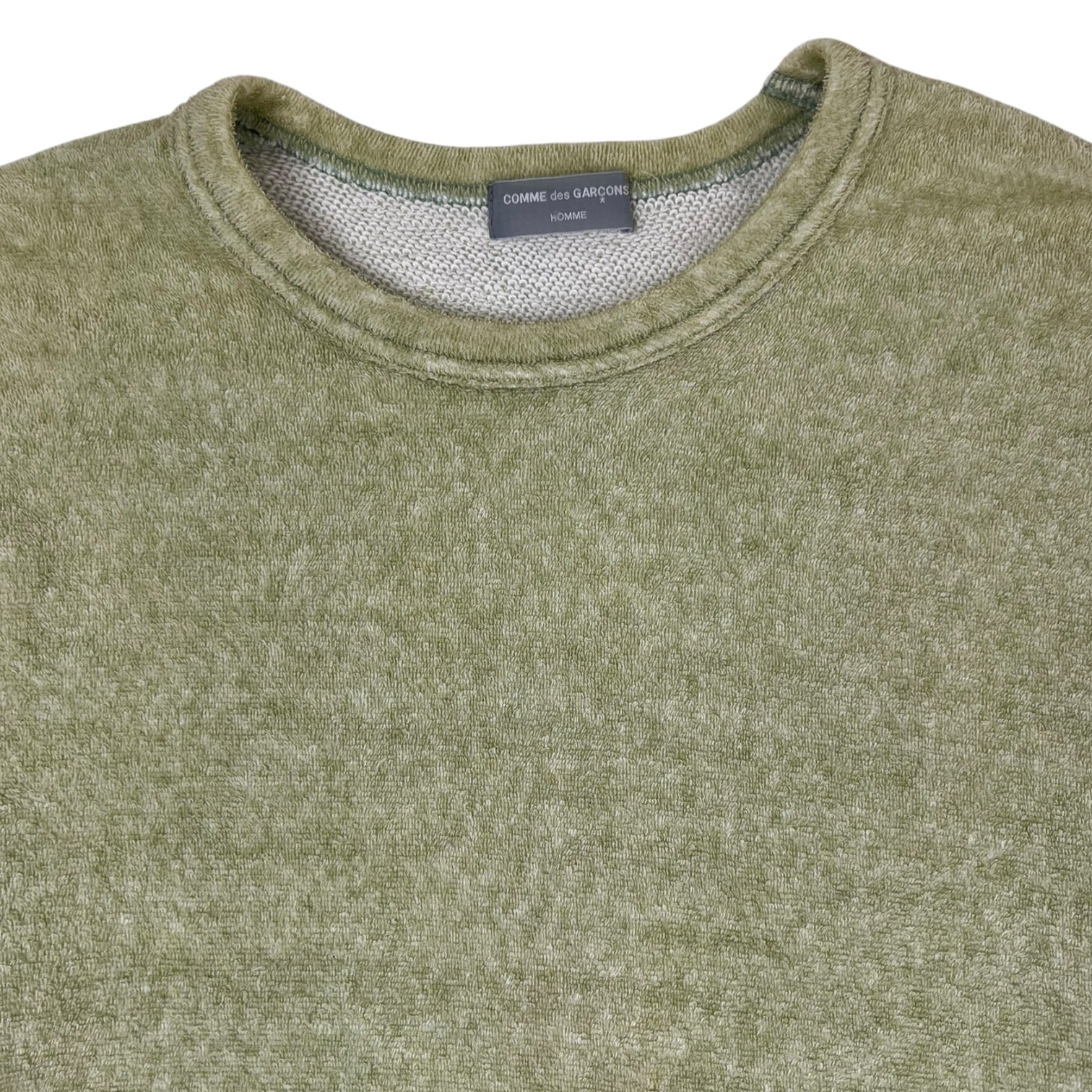 Comme Des Garçon Wool Sweatshirt Green