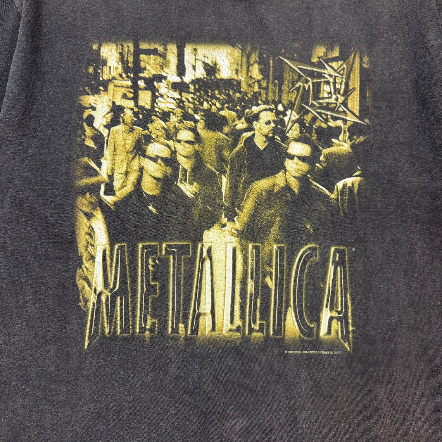 1996 Metallica Load Tour Tee Faded Black
