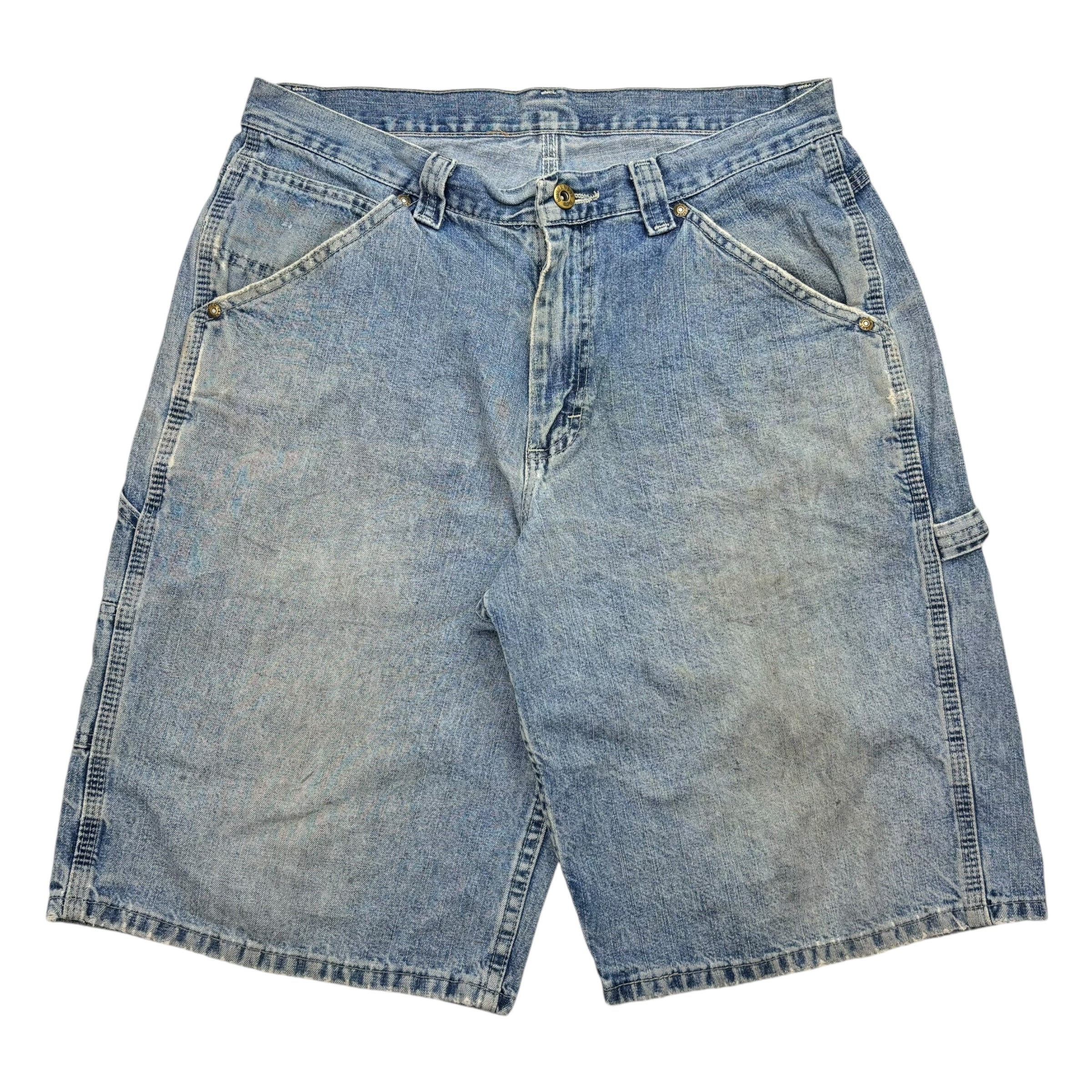 Vintage Lee Dungarees Denim Shorts Light Wash