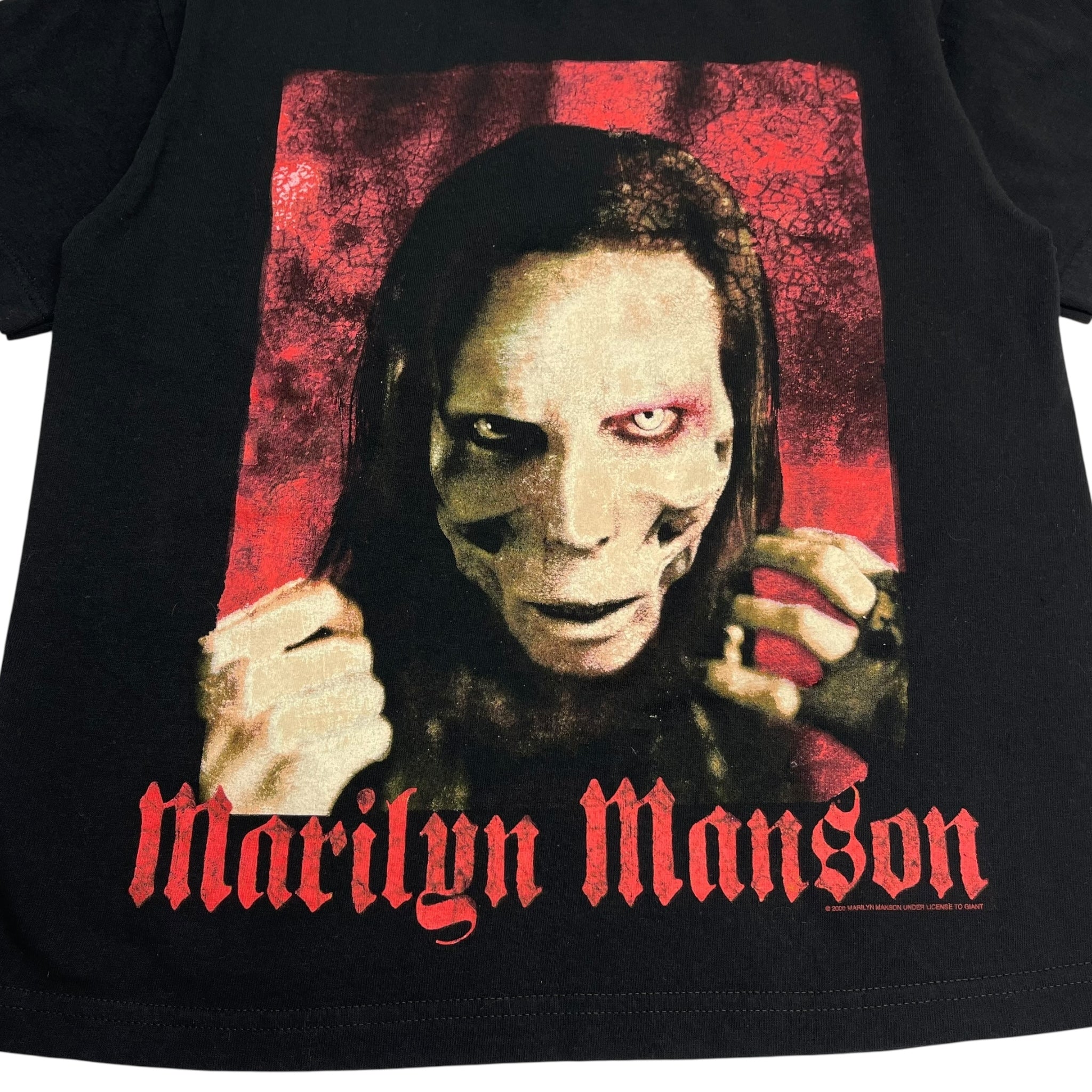 2000 Marilyn Manson T-shirt Black