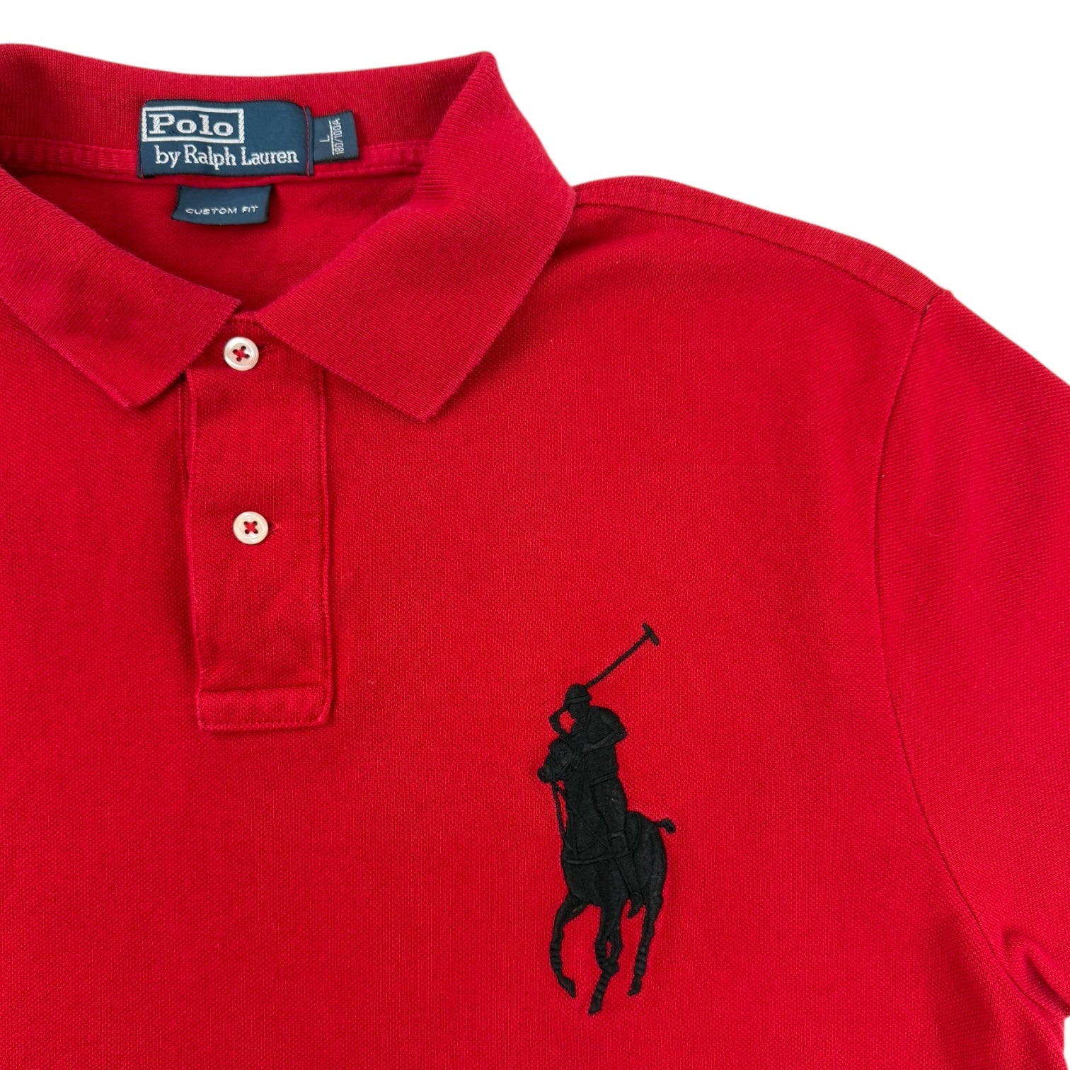 Vintage Polo Ralph Lauren Big Horse Polo T-Shirt Red