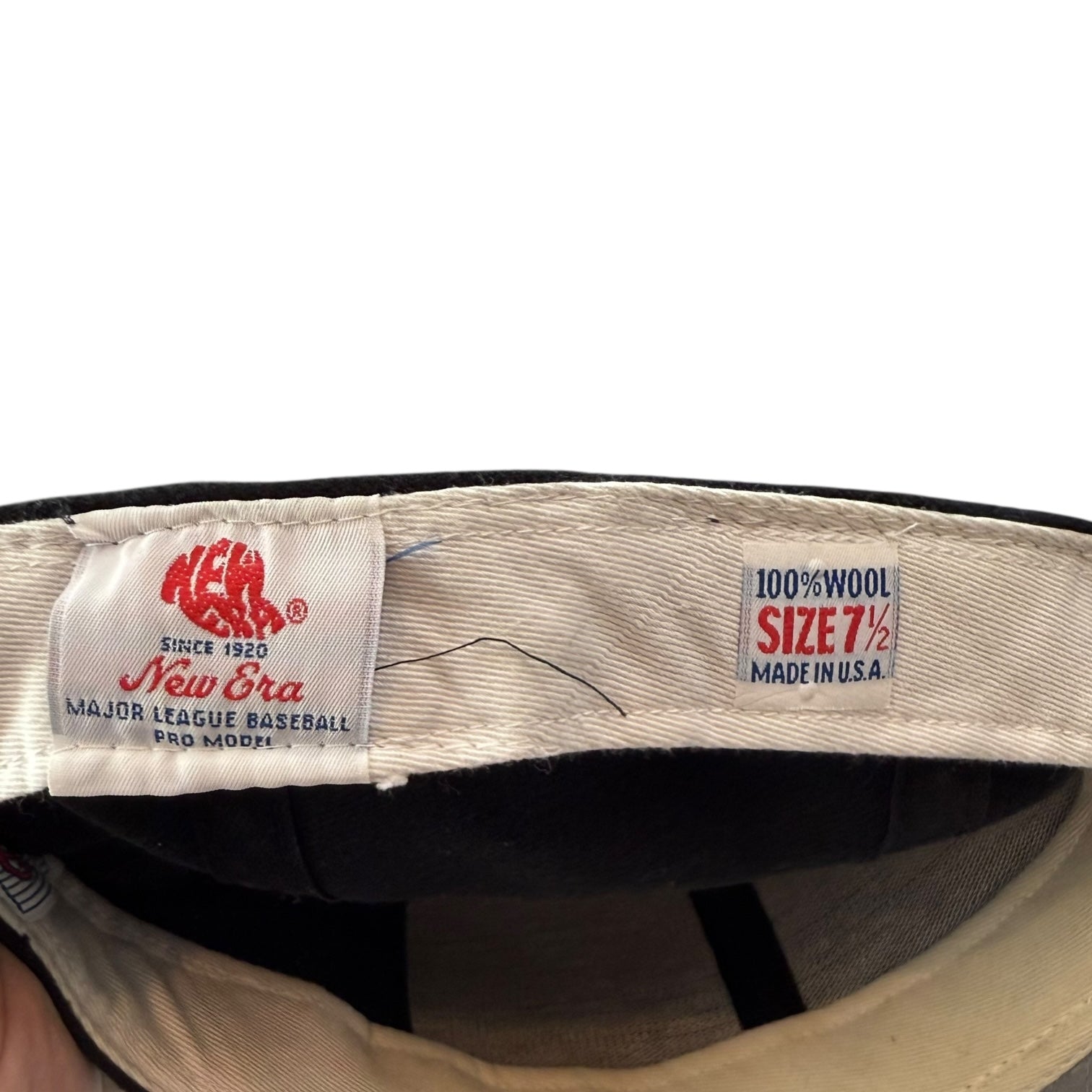 Vintage New Era Colorado Rockies Fitted Hat Black