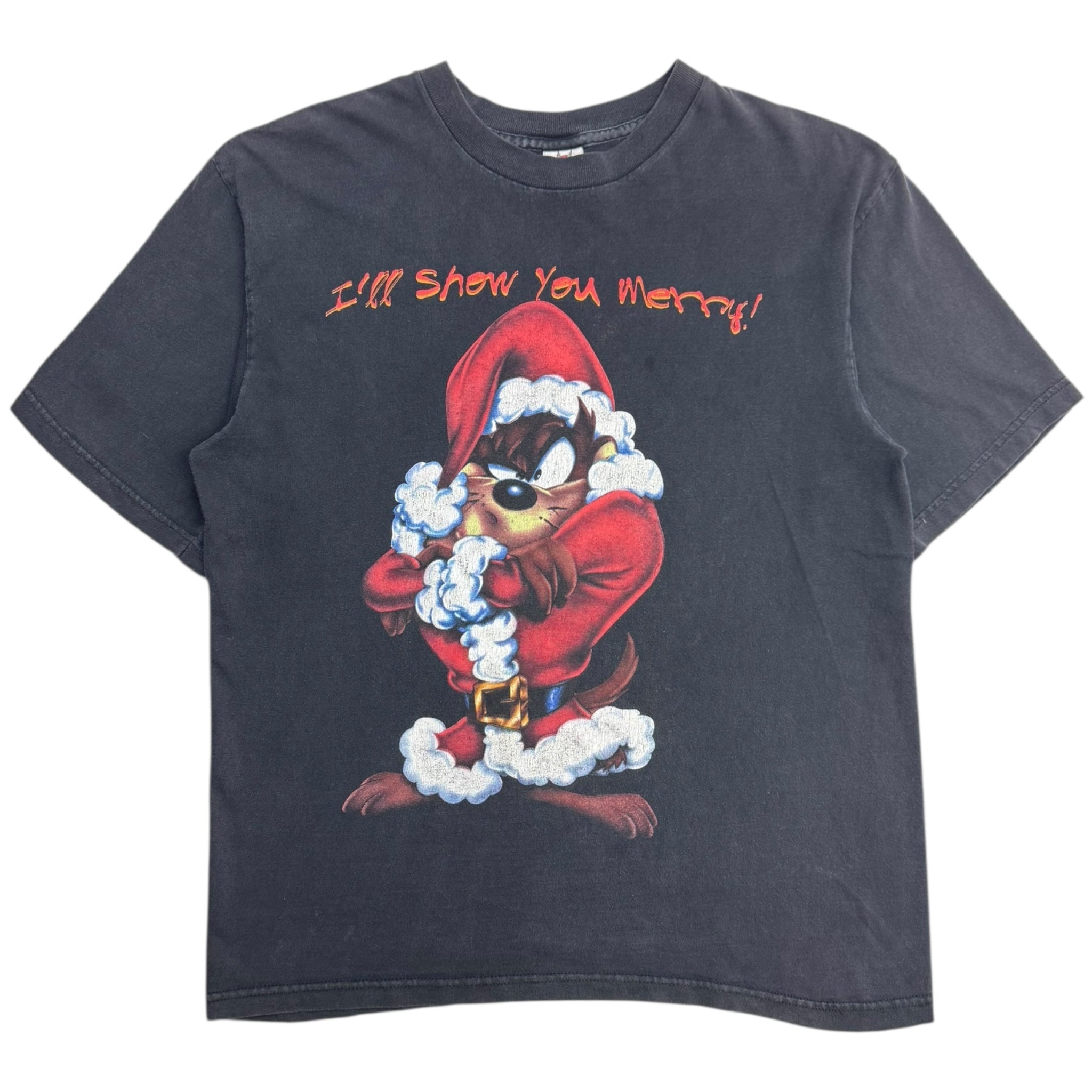 1997 Looney Tunes Taz “I’ll Show You Merry!” T-Shirt