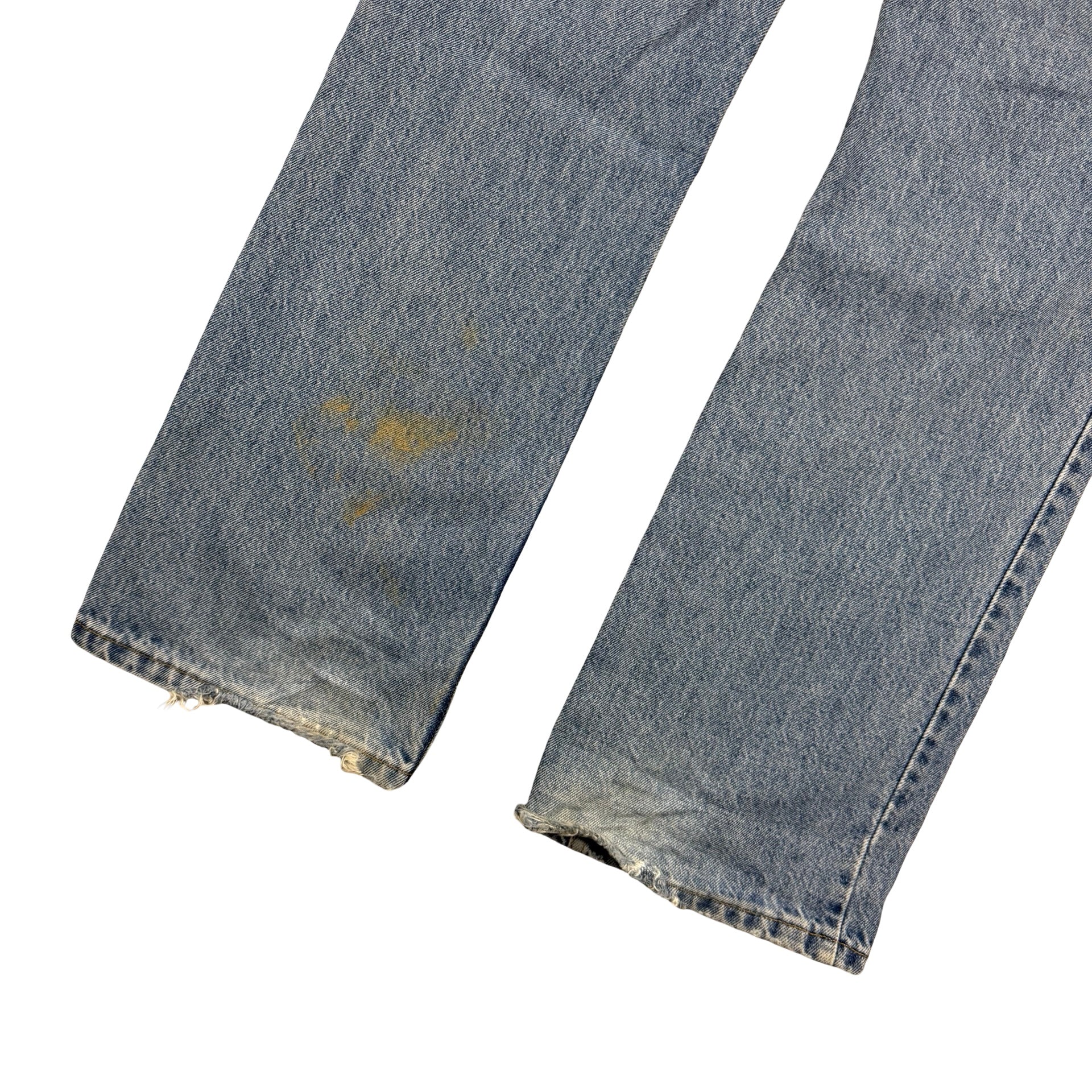 Vintage Levi’s 506 Flared Light Wash Orange Tab Denim Jeans Blue