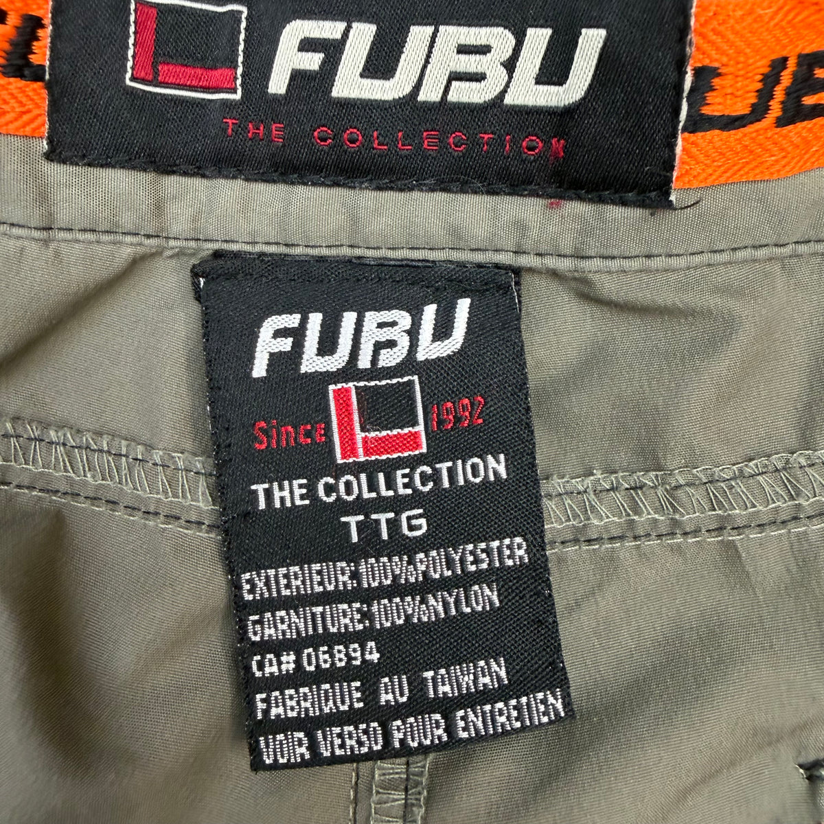 Vintage Fubu Tactical Cargo Pants Tan