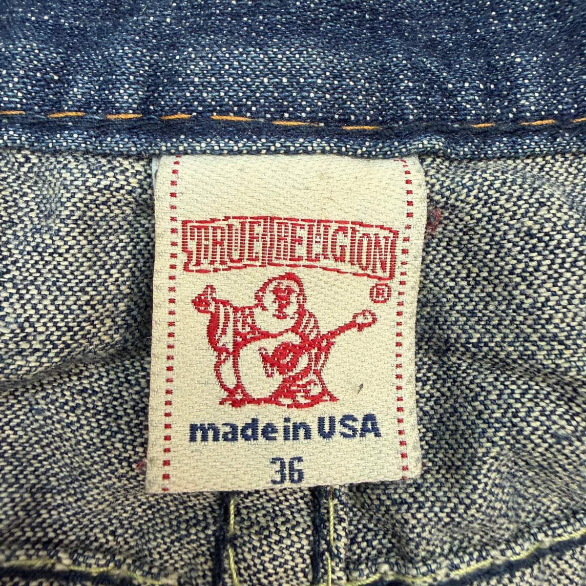 Vintage True Religion Flared Jeans Blue