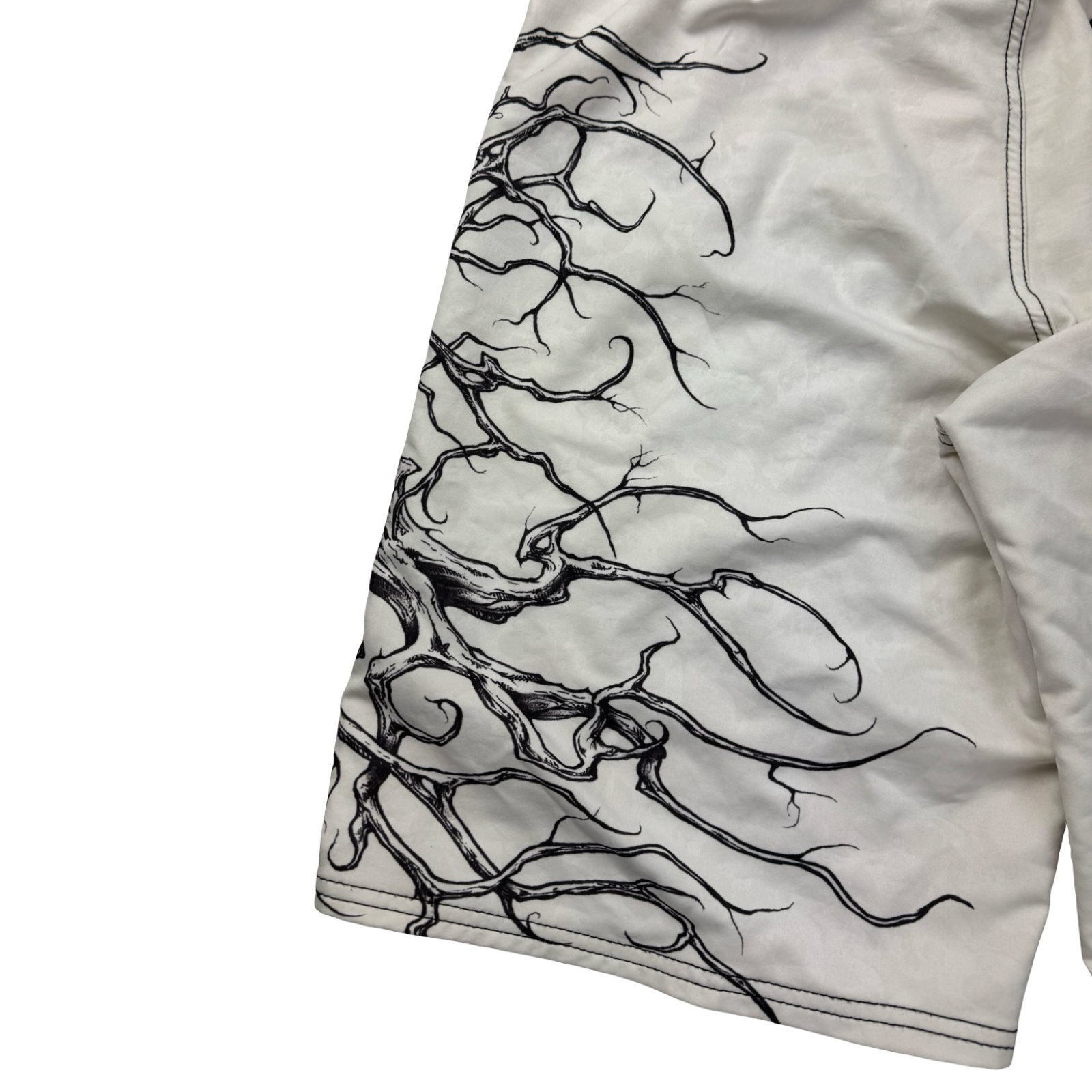 Vintage Y2K Affliction Cross Skeleton Board Shorts