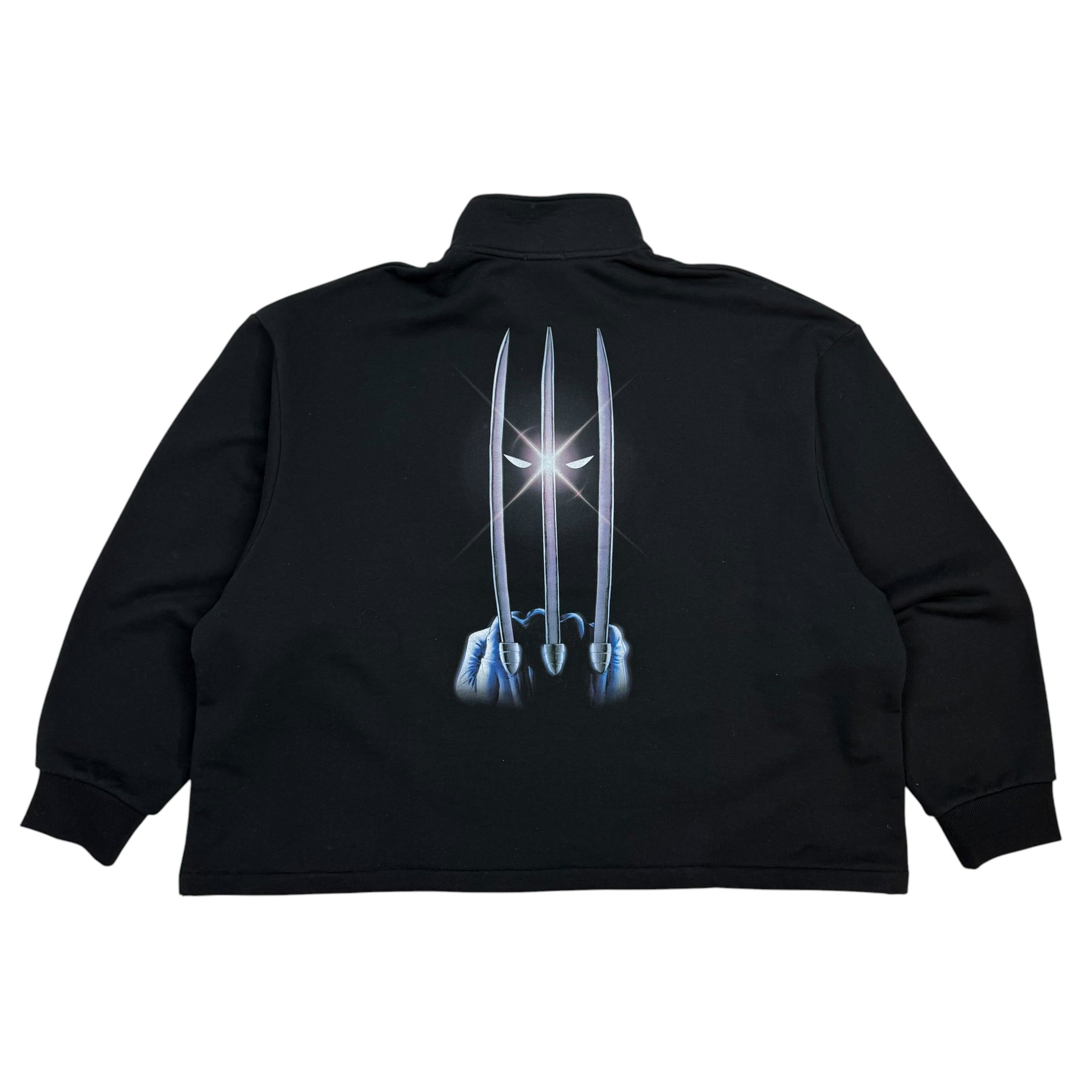 Kith x Marvel Wolverine Quarter Zip Black