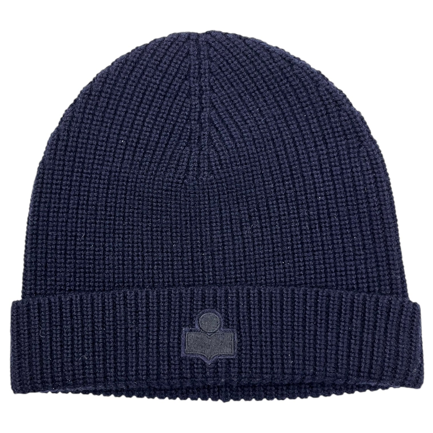 Isabel Marant Ribbed Beanie Navy