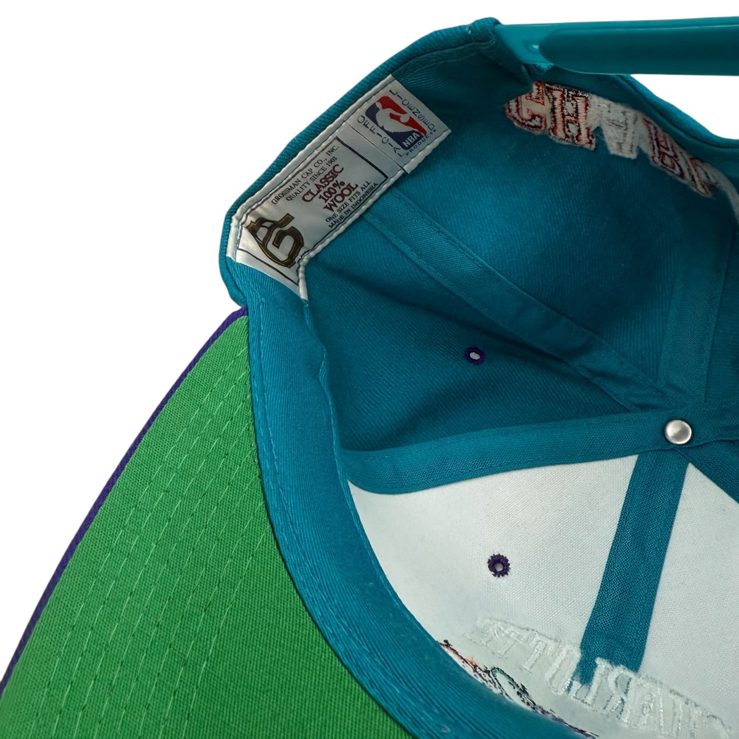 Vintage Charolette Hornets Wool Snapback