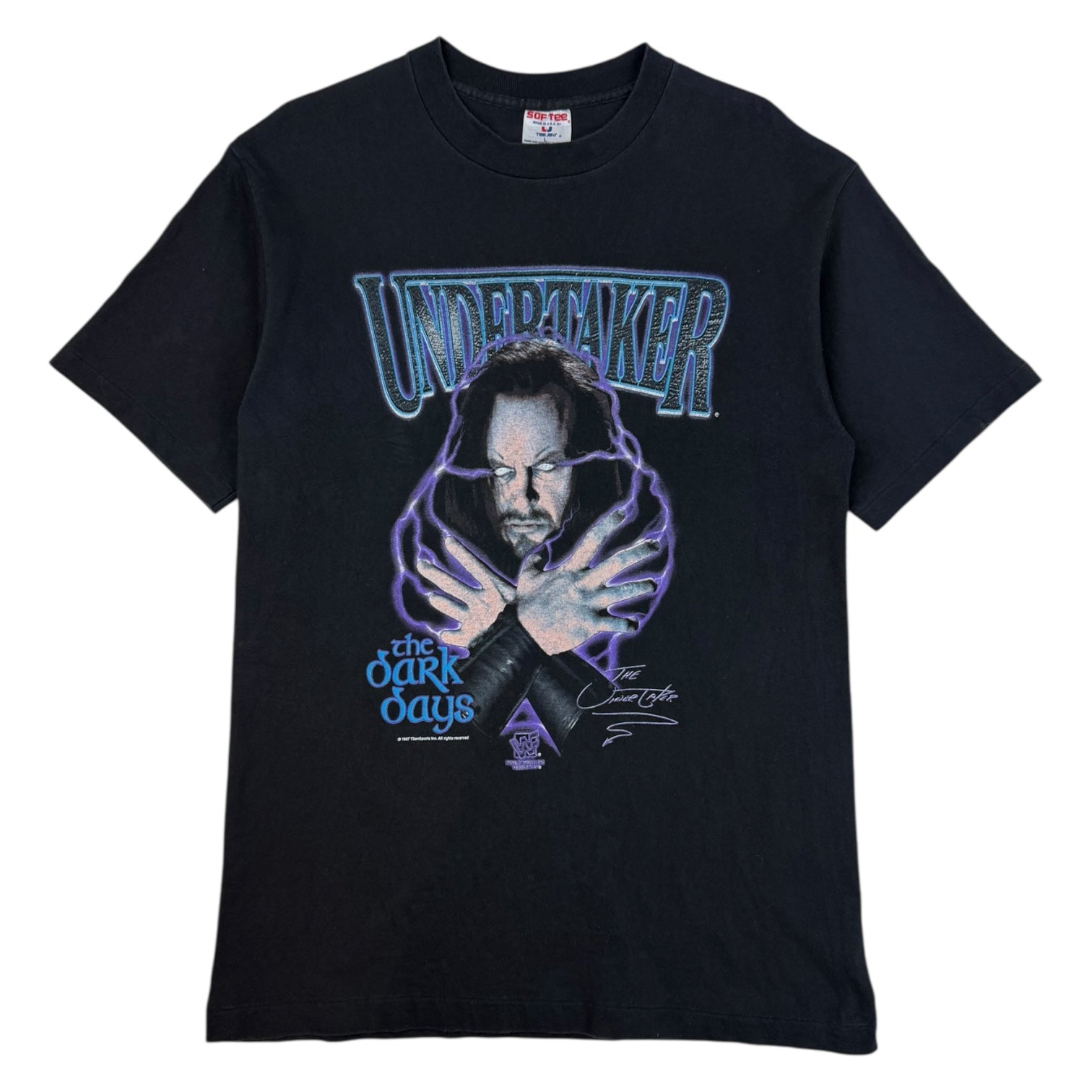 1997 The Undertaker WWF T-Shirt Black