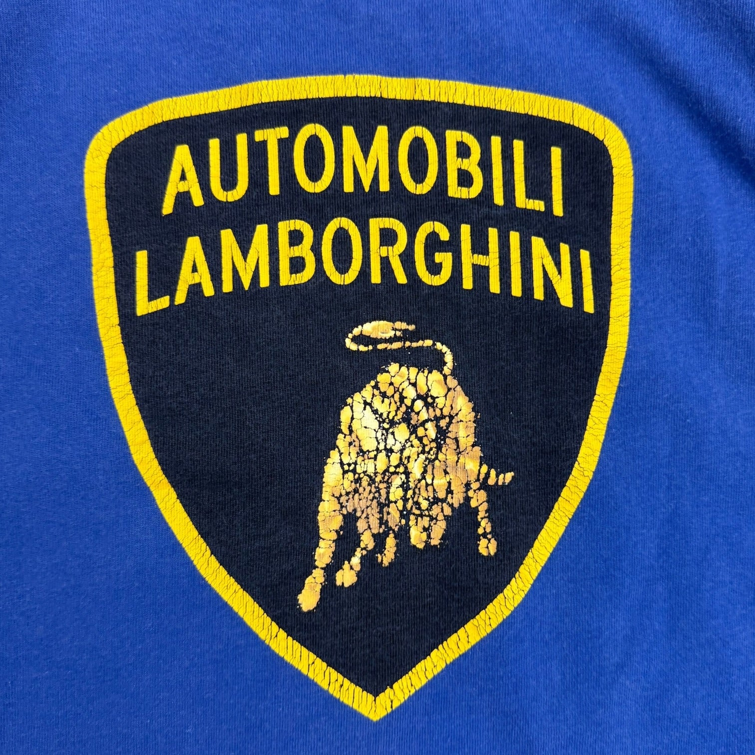 Vintage Automobili Lamborghini Tee Blue