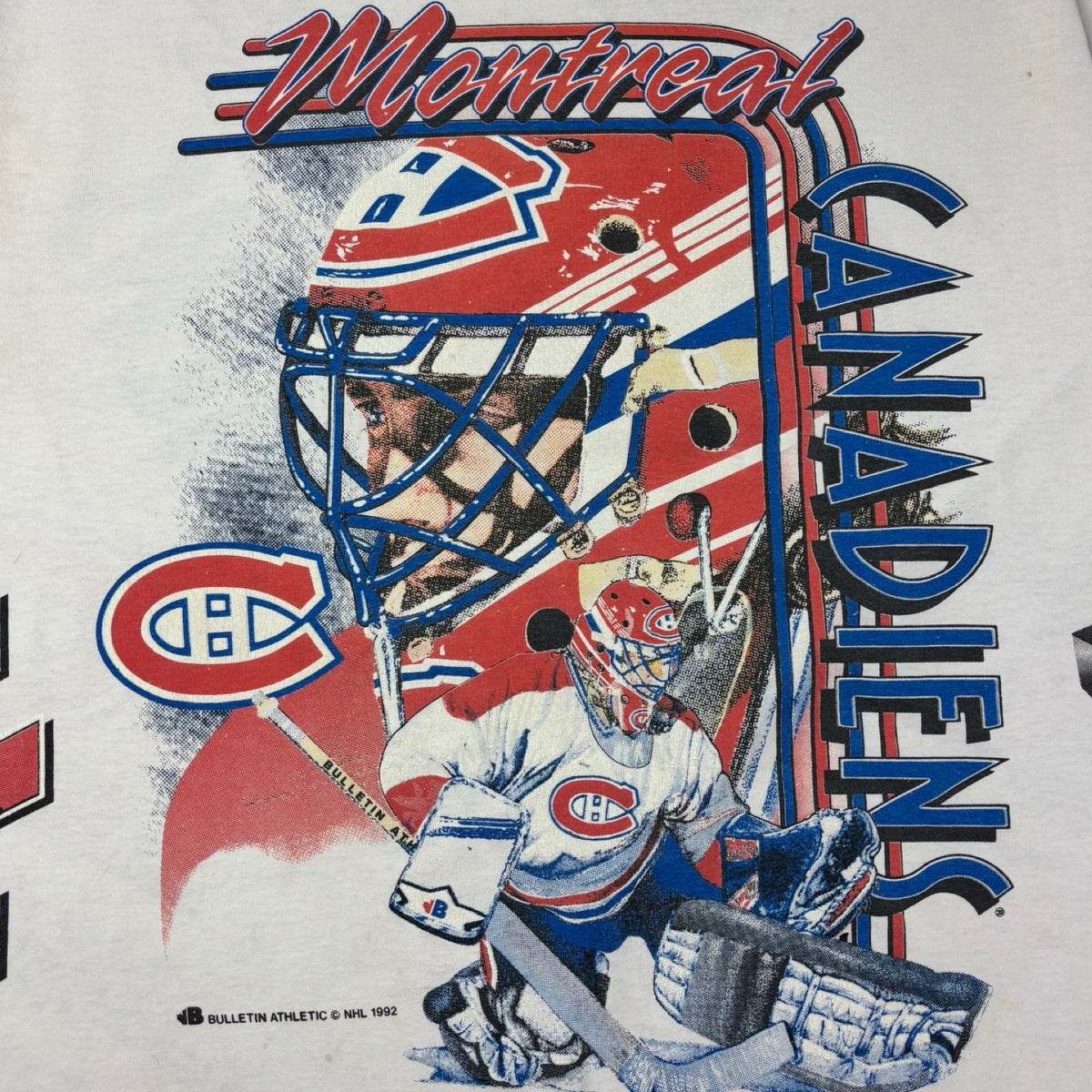 1992 Bulletin Athletic Montreal Canadiens AOP NHL T-Shirt