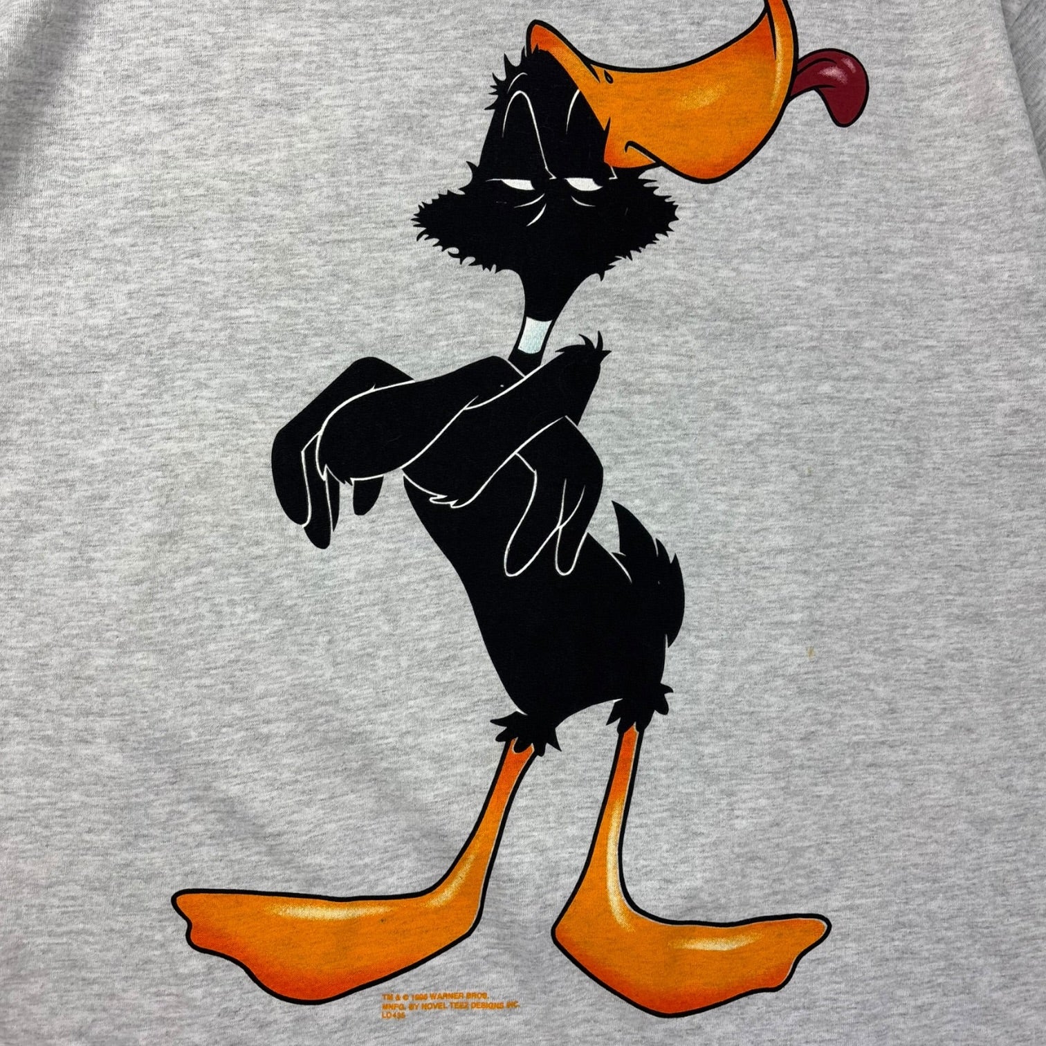 1995 Marvin the Martian Daffy Duck Big Print Shirt