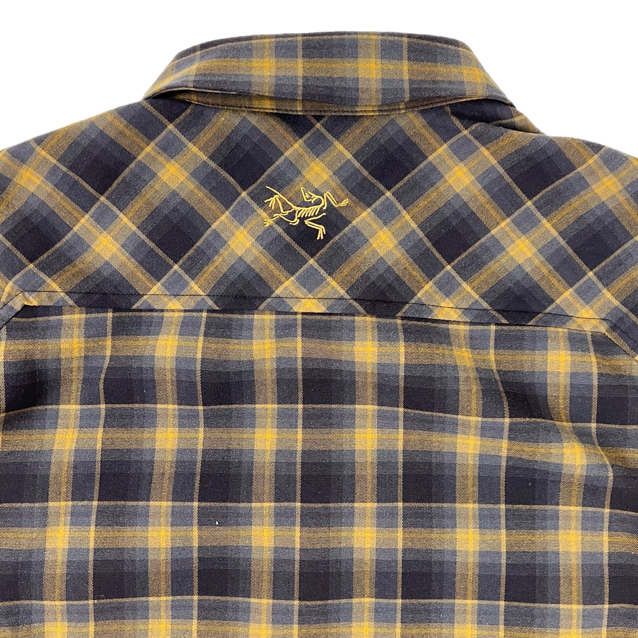 Arc’teryx Gryson Button Up Shirt Checkered Mustard/Navy