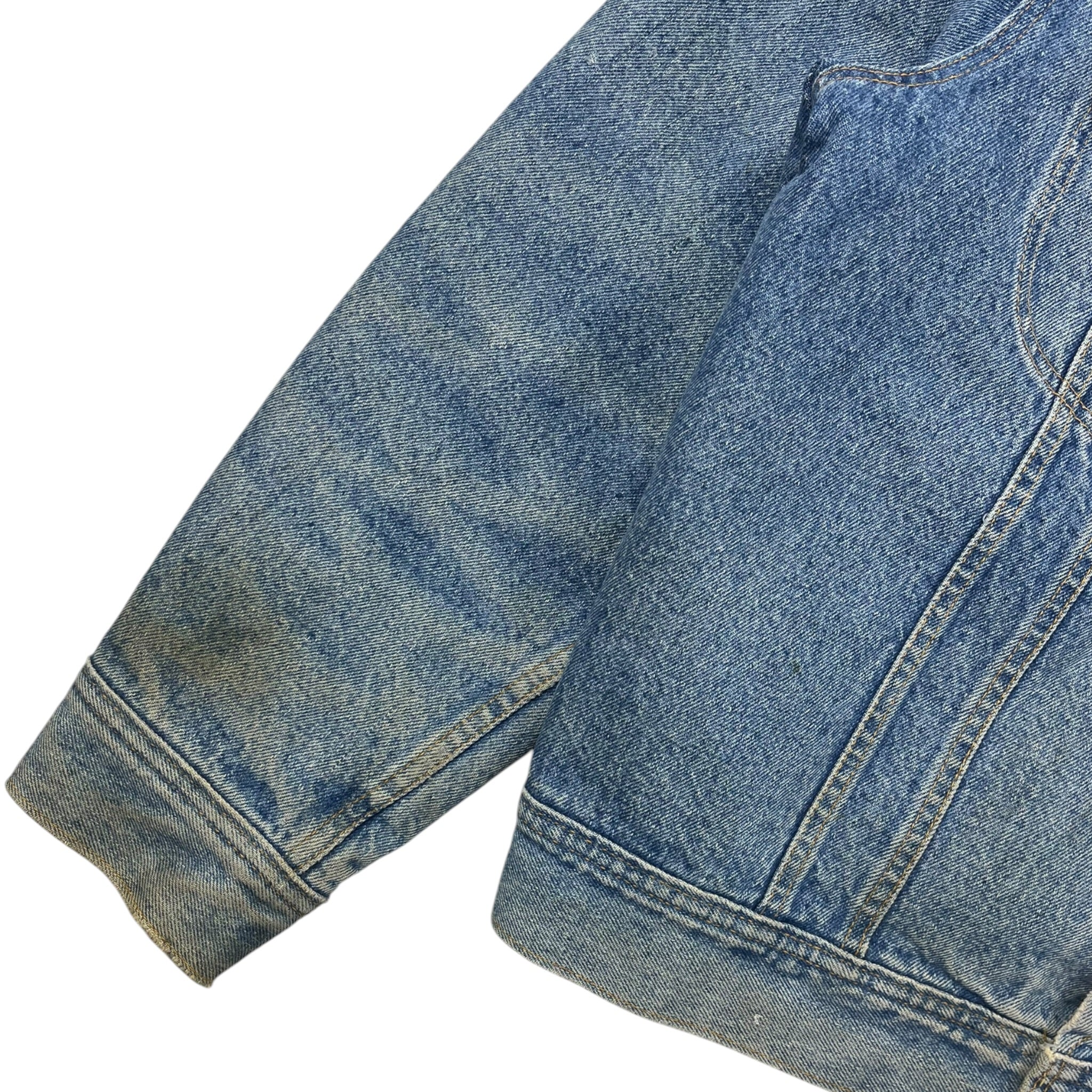 Vintage Storm Rider Lee Lined Jacket Medium Washed Blue