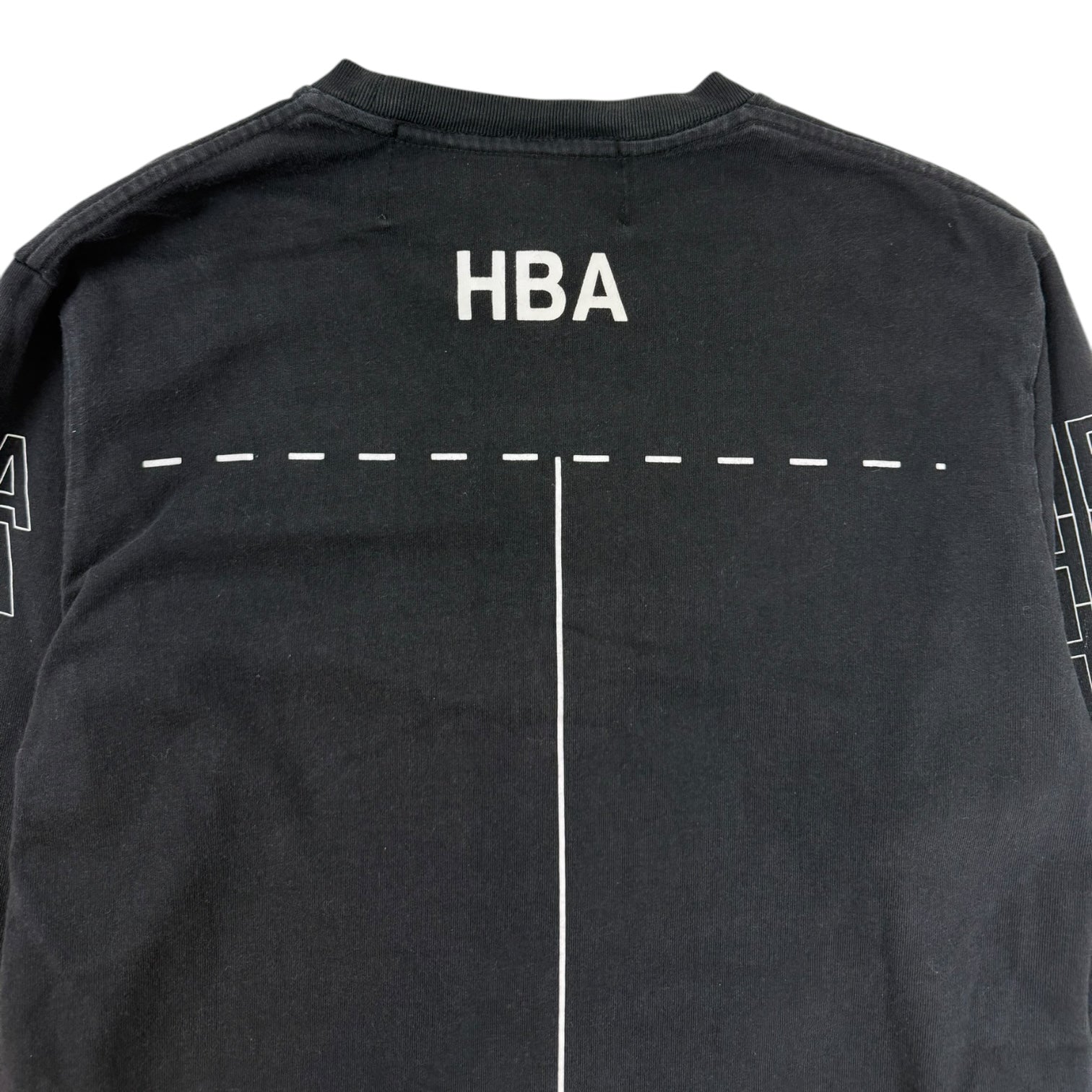 Hood By Air Layered Logo Long Sleeve Shirt Black