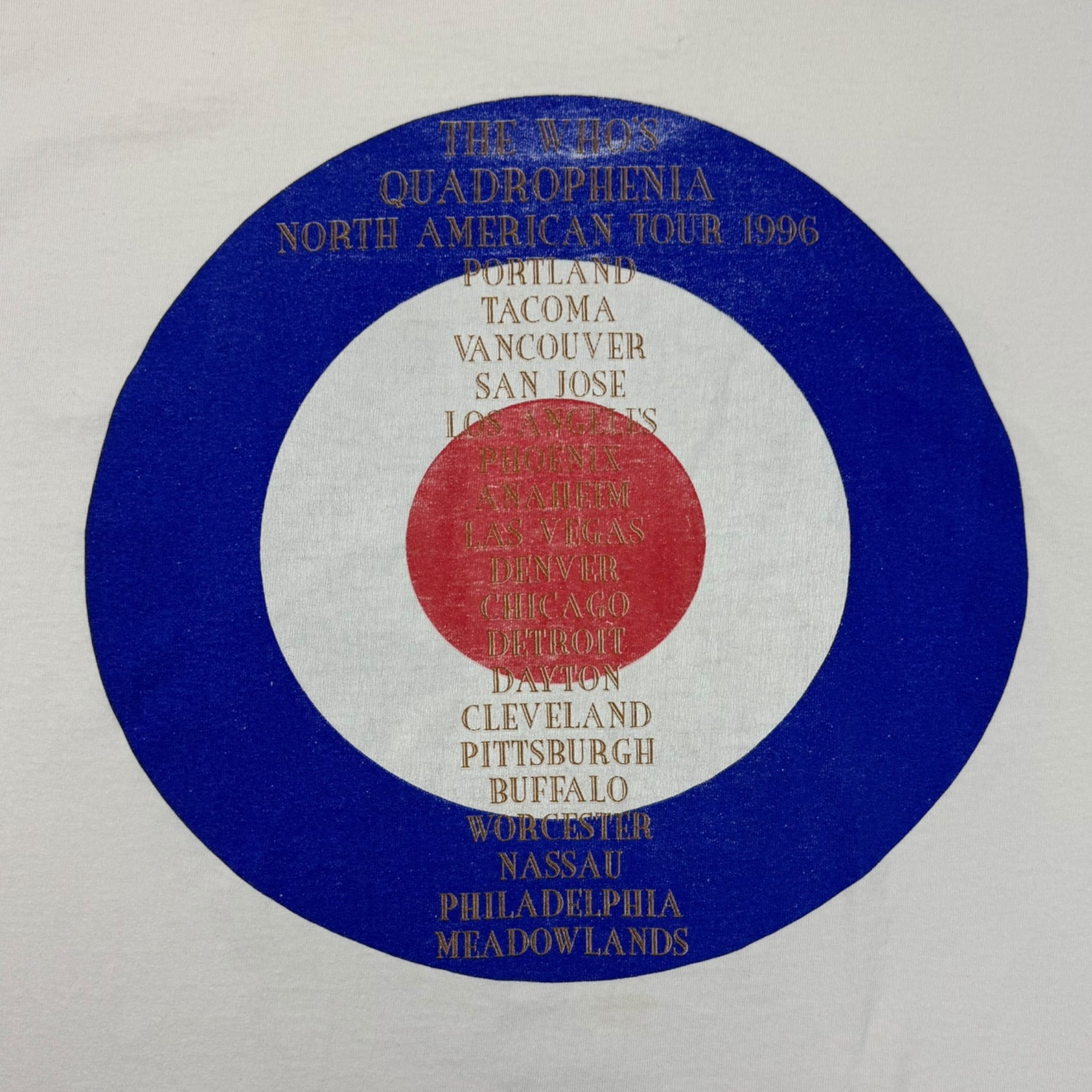 1996 The Who Tour Band T-Shirt