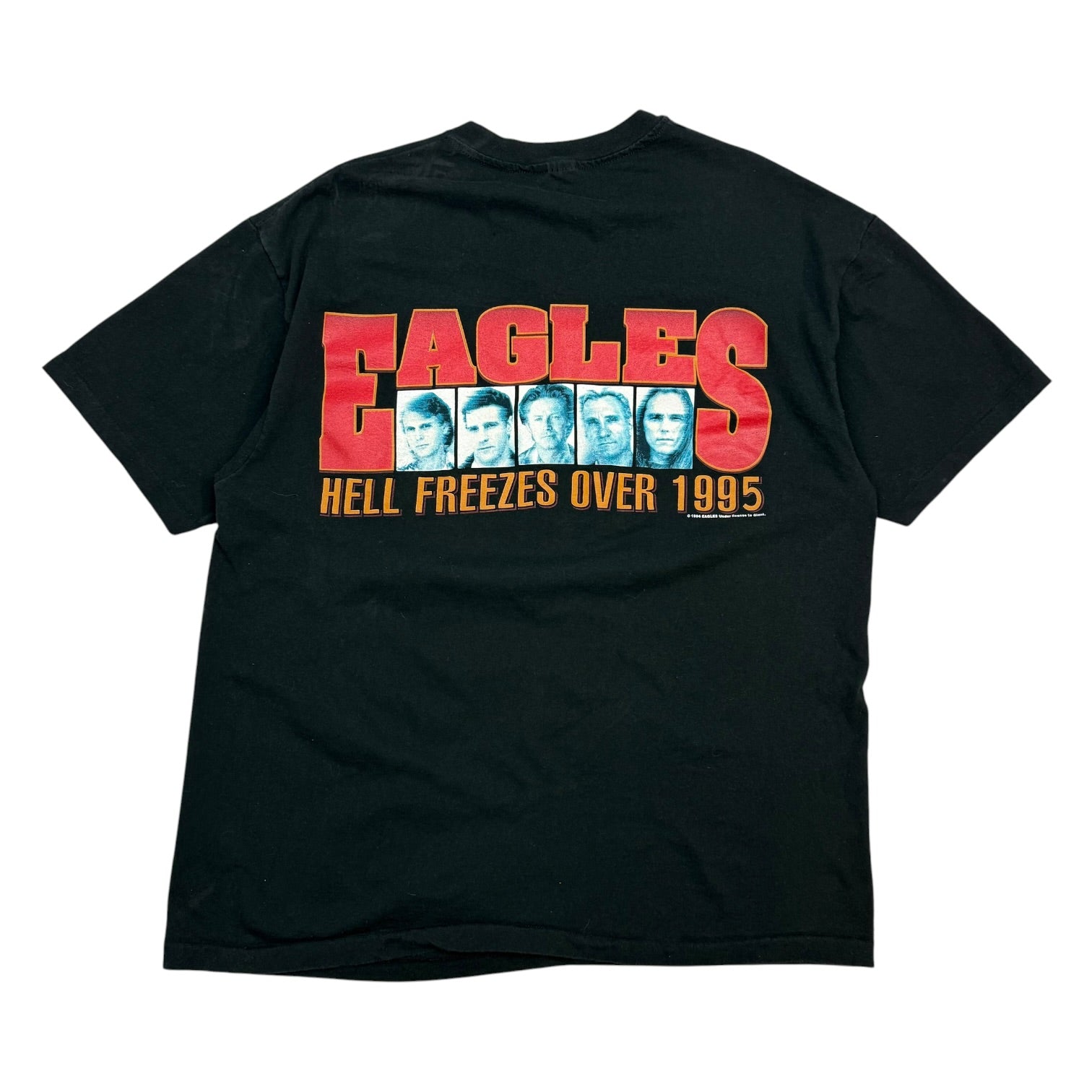 1995 Eagles Hell Freezes Over Tour Tee Black