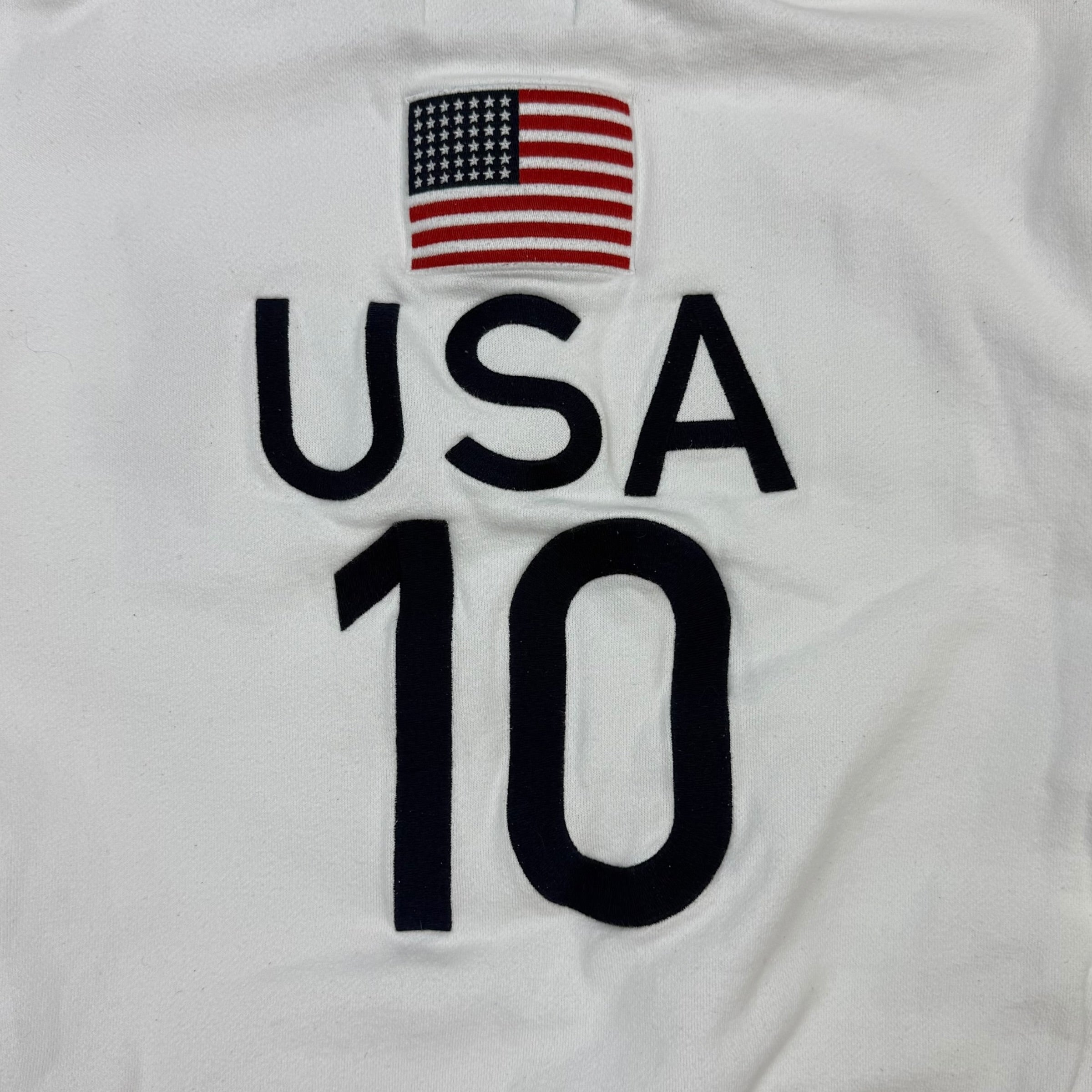 Vintage Polo Ralph Lauren USA Quarter Zip White