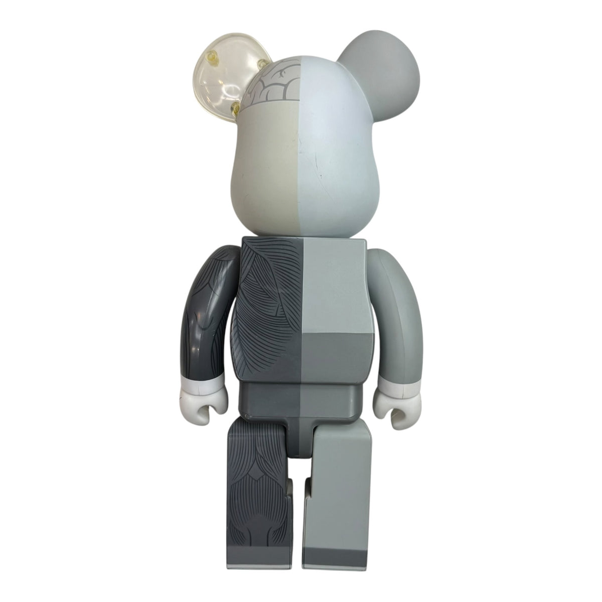 Kaws Bearbrick Dissected 400% & 100% Grey