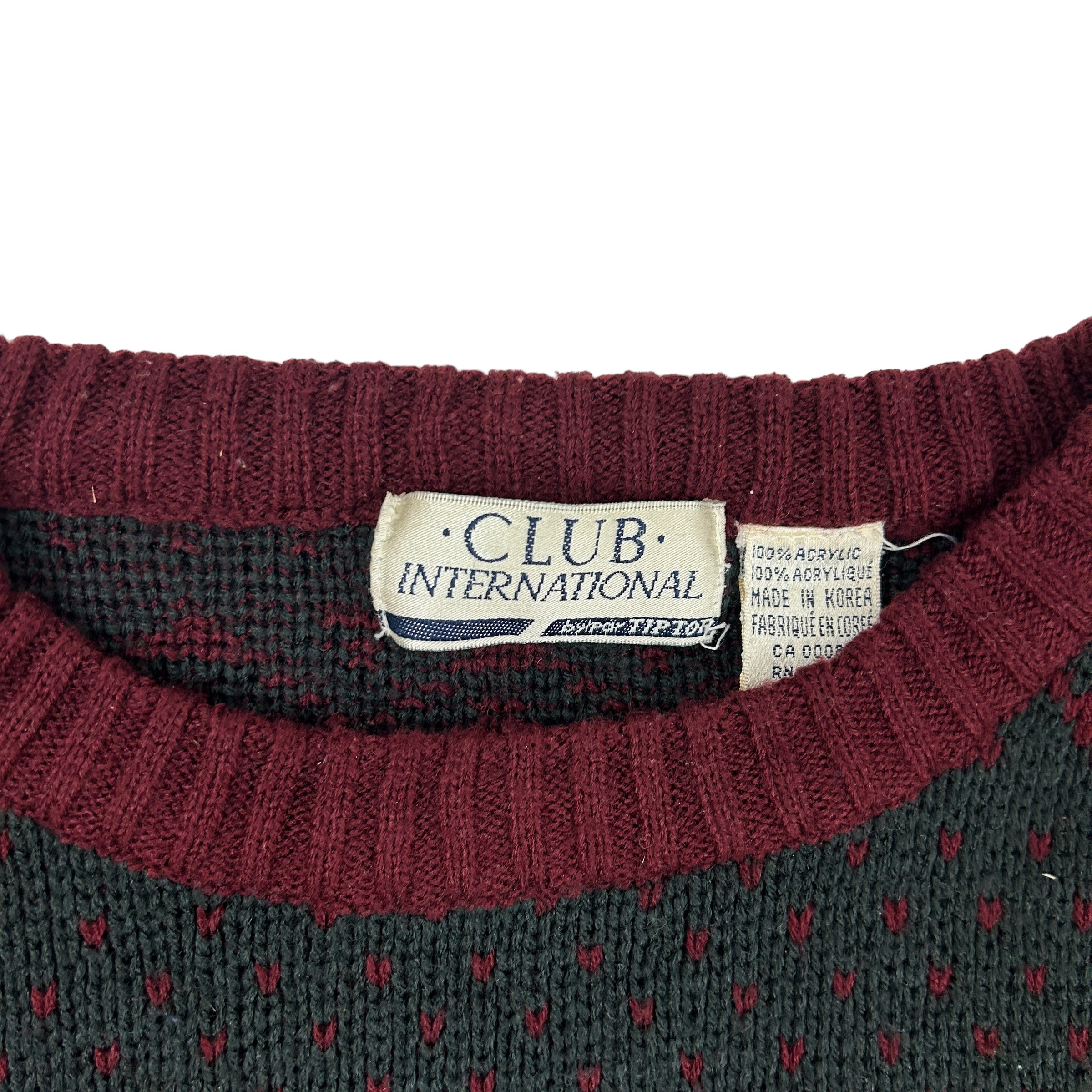 Vintage Club International Knit Sweater
