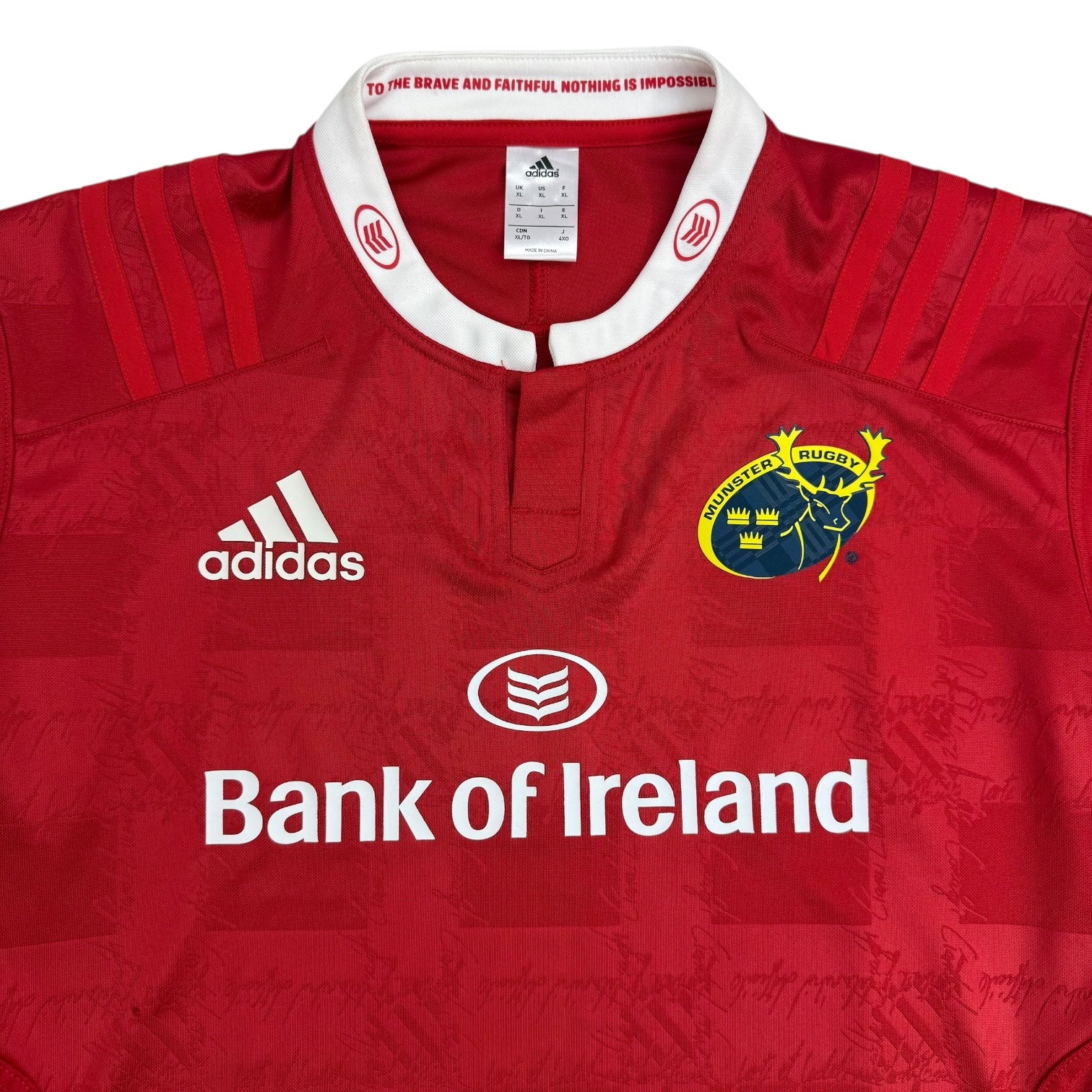 Adidas Munster Rugby Jersey Red
