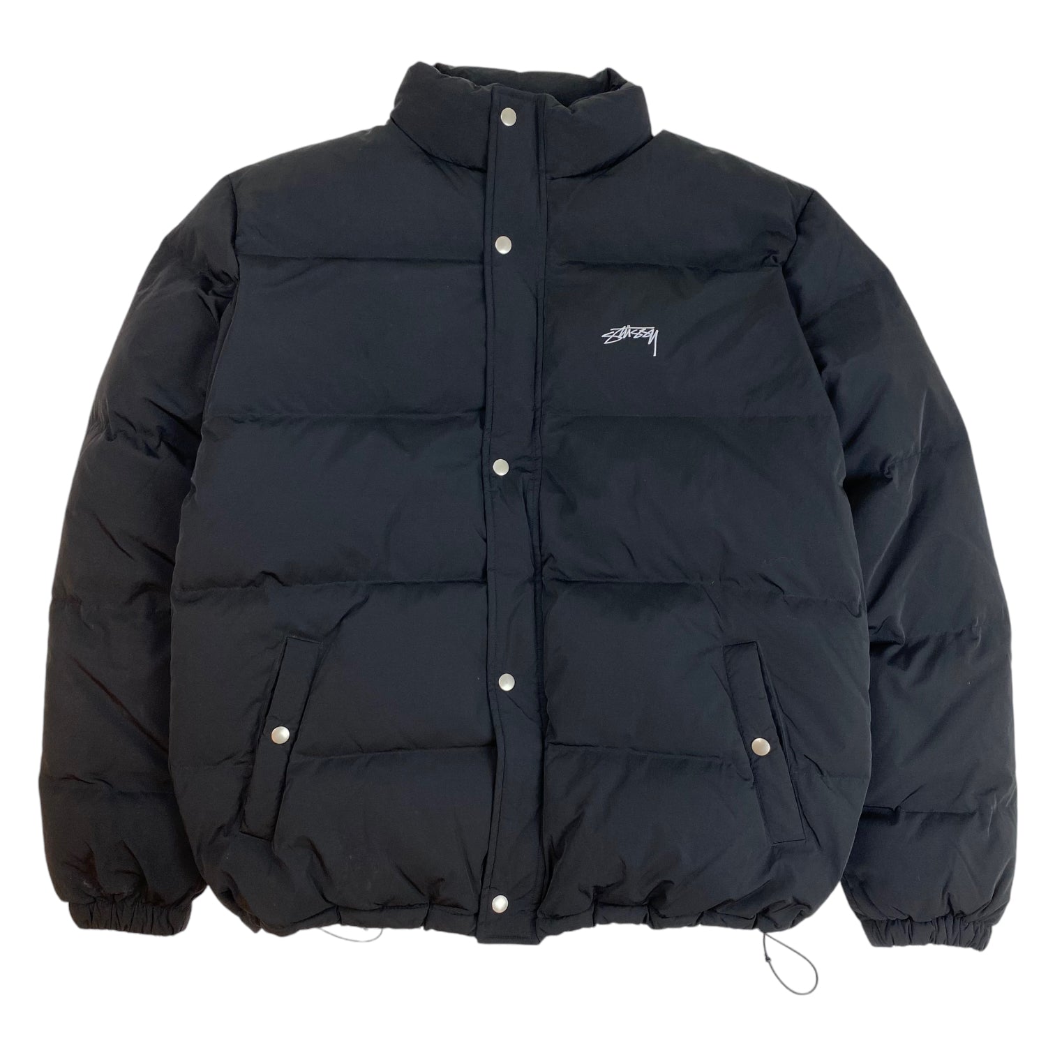 Stüssy Solid Puffer Jacket Black