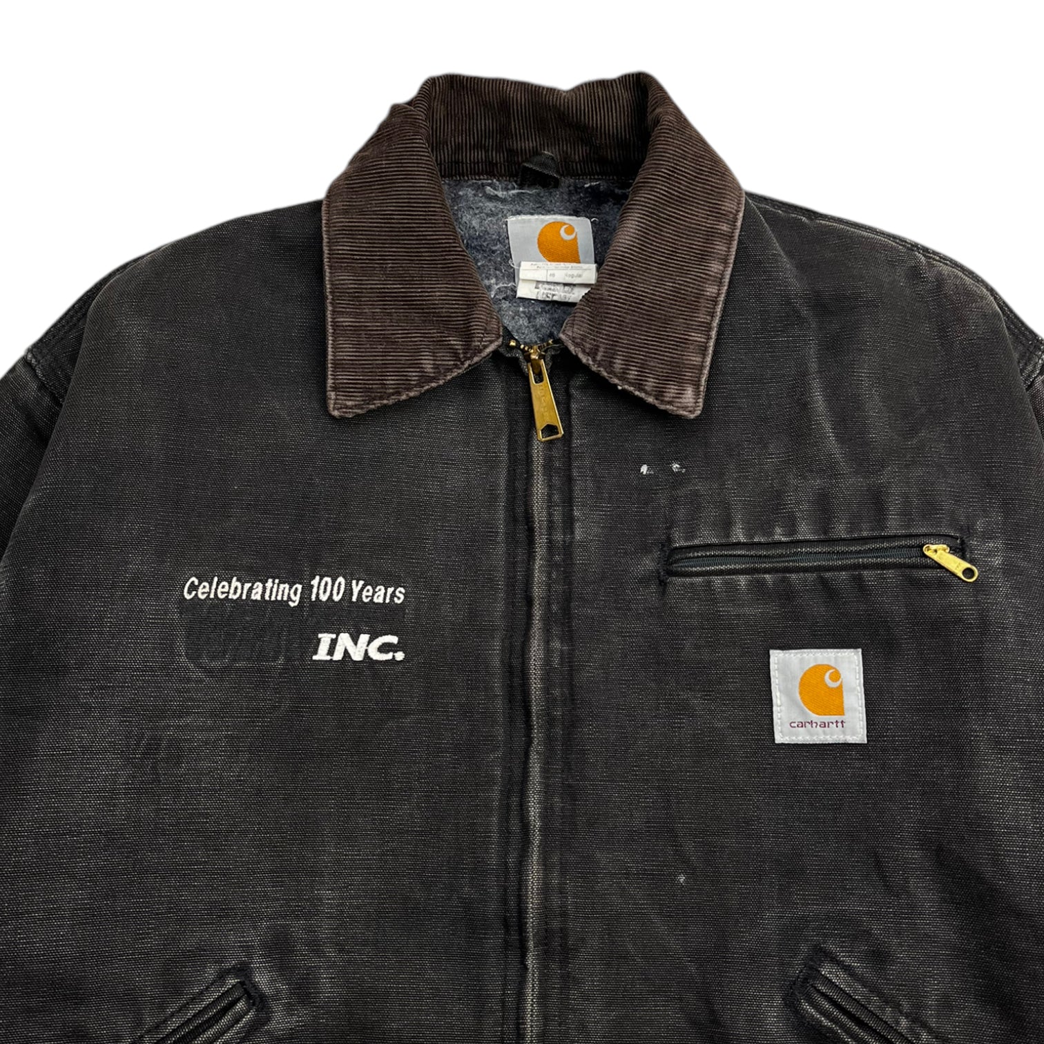 Carhartt Detroit Work Jacket Faded Noir