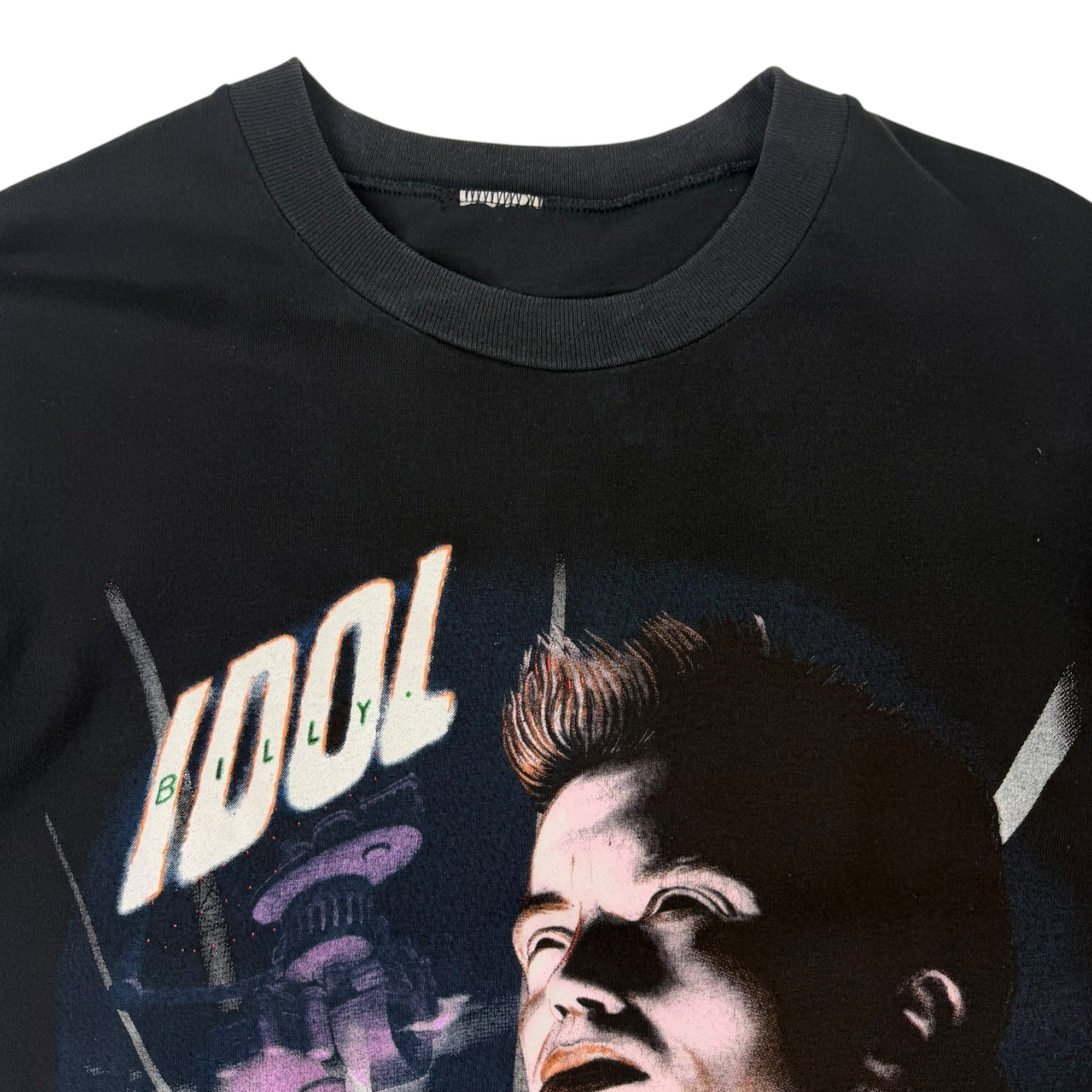 Vintage 1989/1990 Billy Idol Charmed Life T-Shirt Black