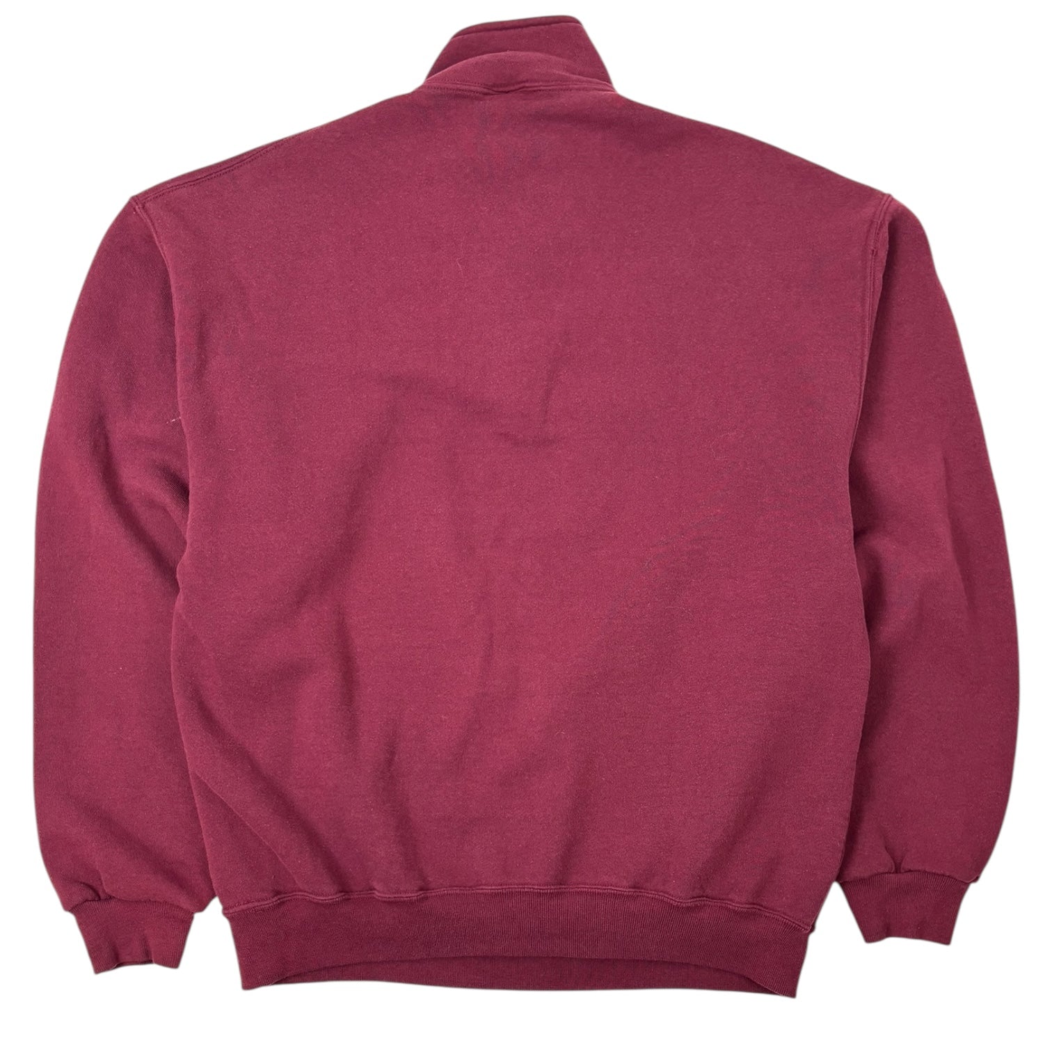 Vintage Russell Athletics Quarter-Zip Sweatshirt Maroon