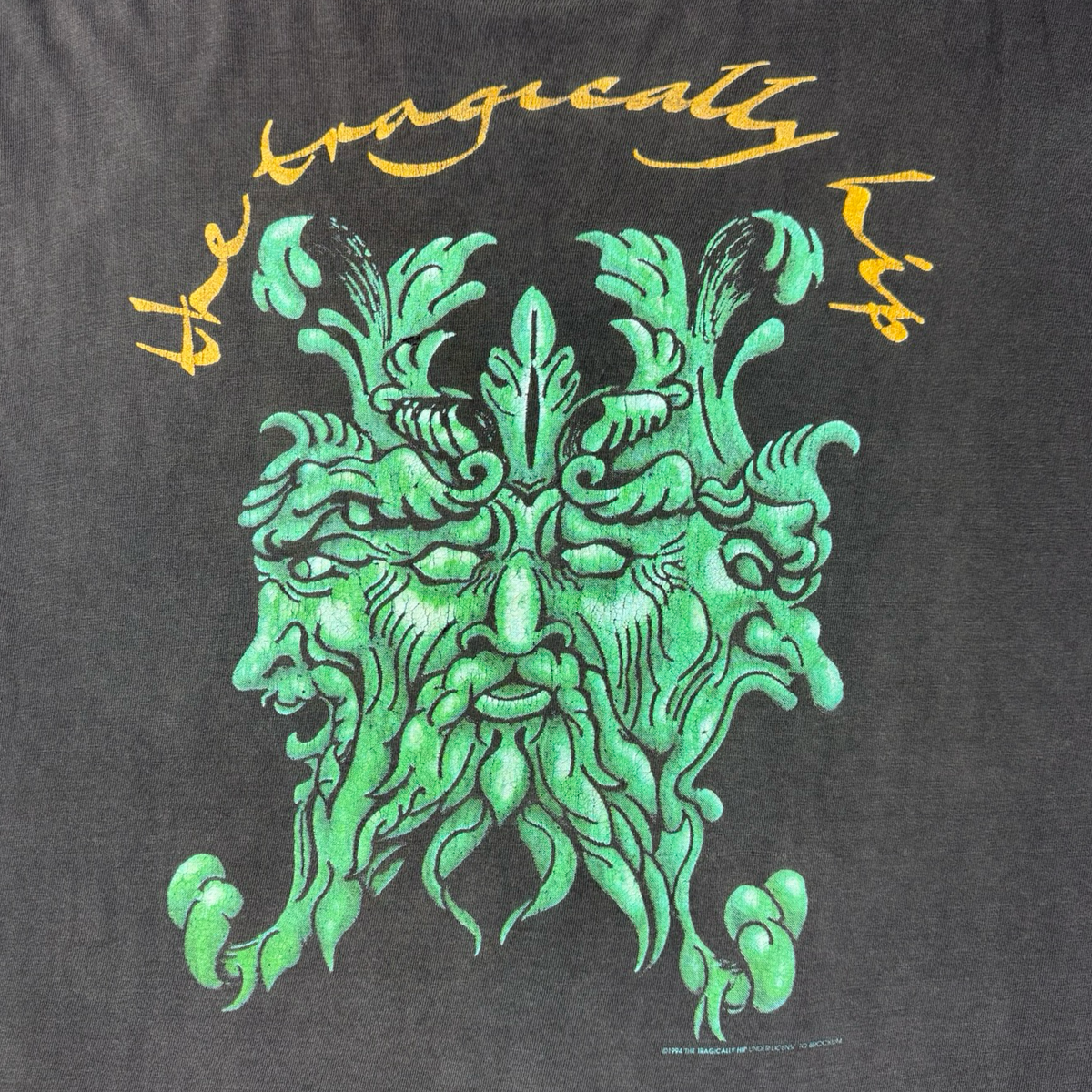1994 The Tragically Hip Canadian Tour T-Shirt Faded