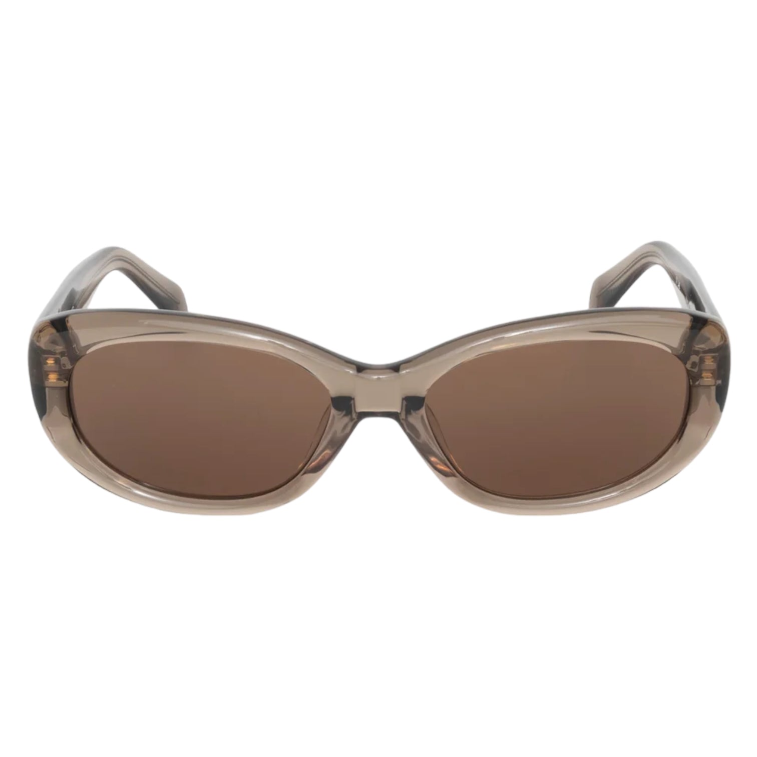 Stüssy June Sunglasses Brown Crystal/Brown Lens