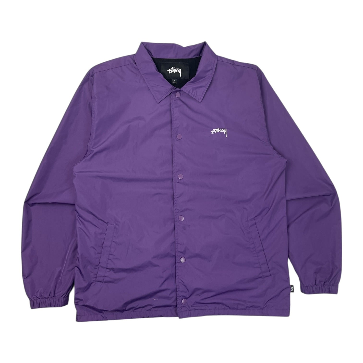Stussy Lined Coaches Jacket Purple