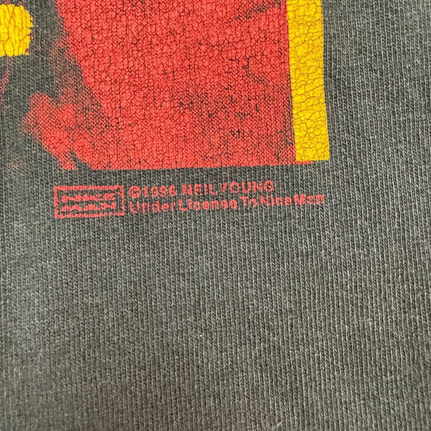 1996 Neil Young With Crazy Horse Tee Black