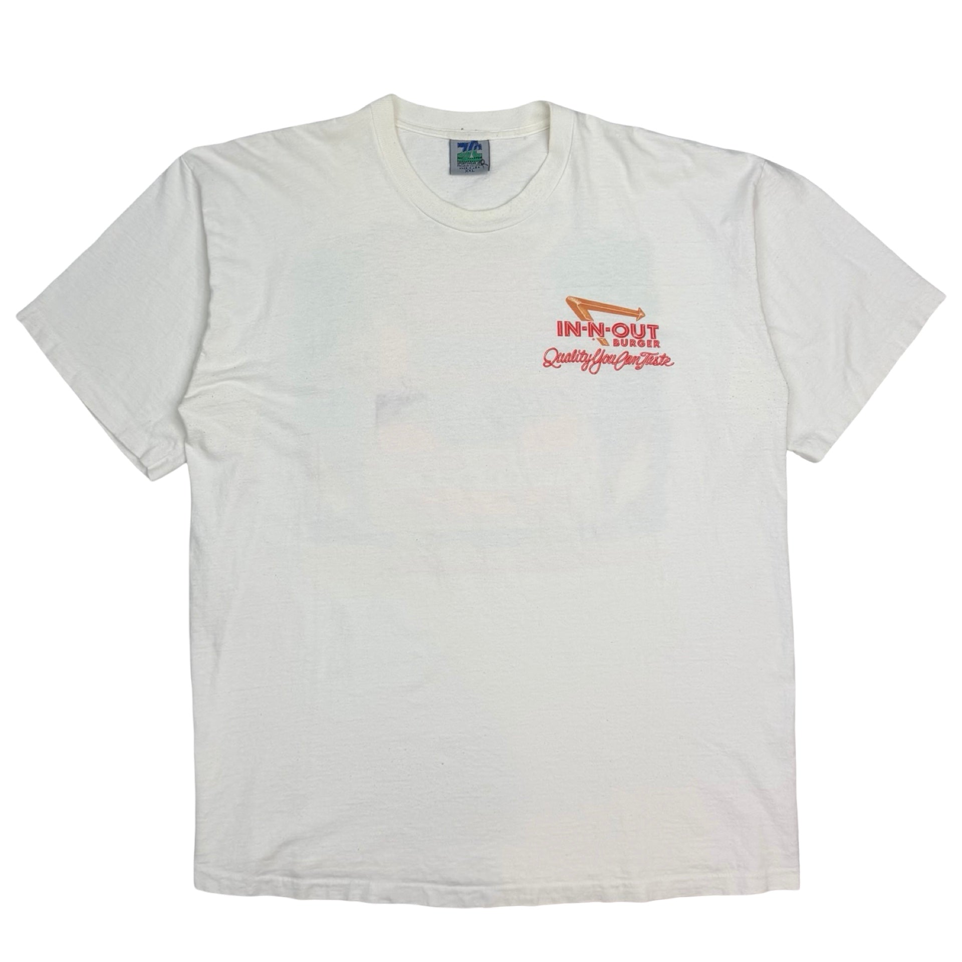 1993 In-N-Out Fuel Couple Worlds Quickest Fastest Tee White