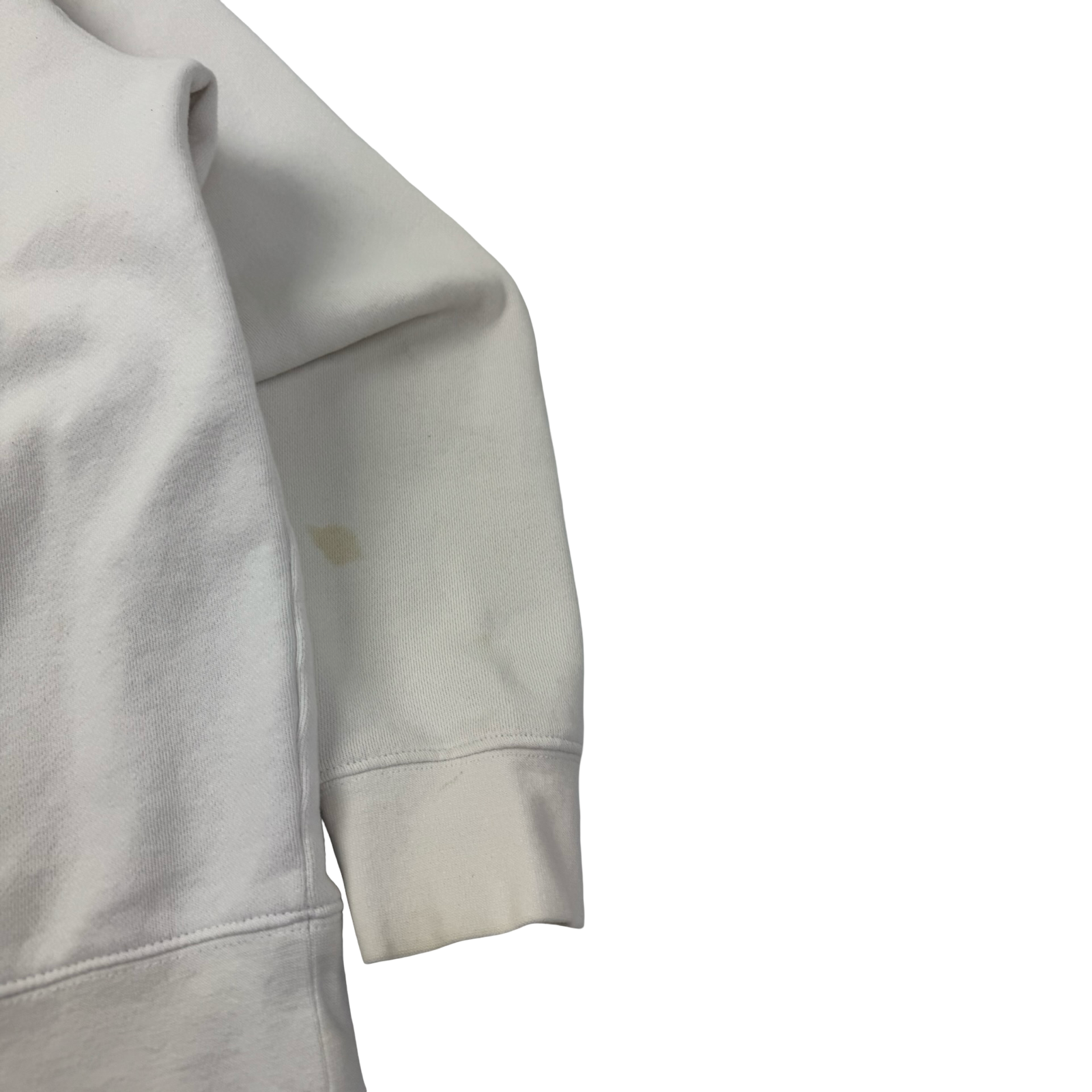 Stussy Shadow Emboidered Logo Crewneck White