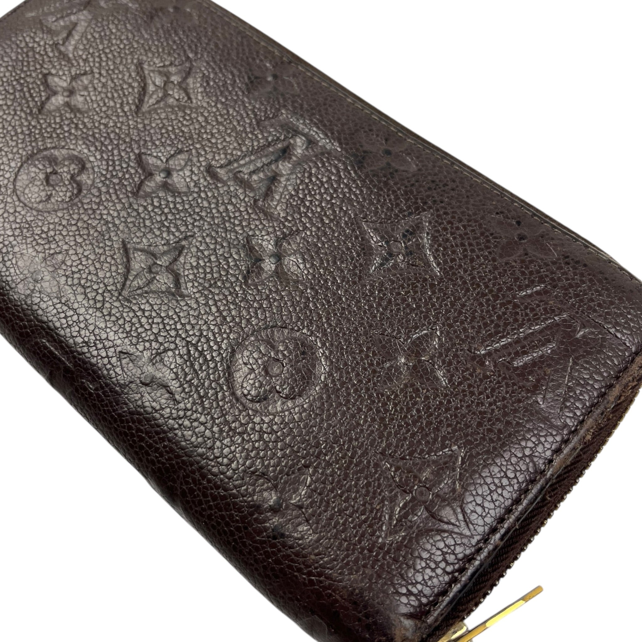 Louis Vuitton Zippy Embossed Monogram Wallet
