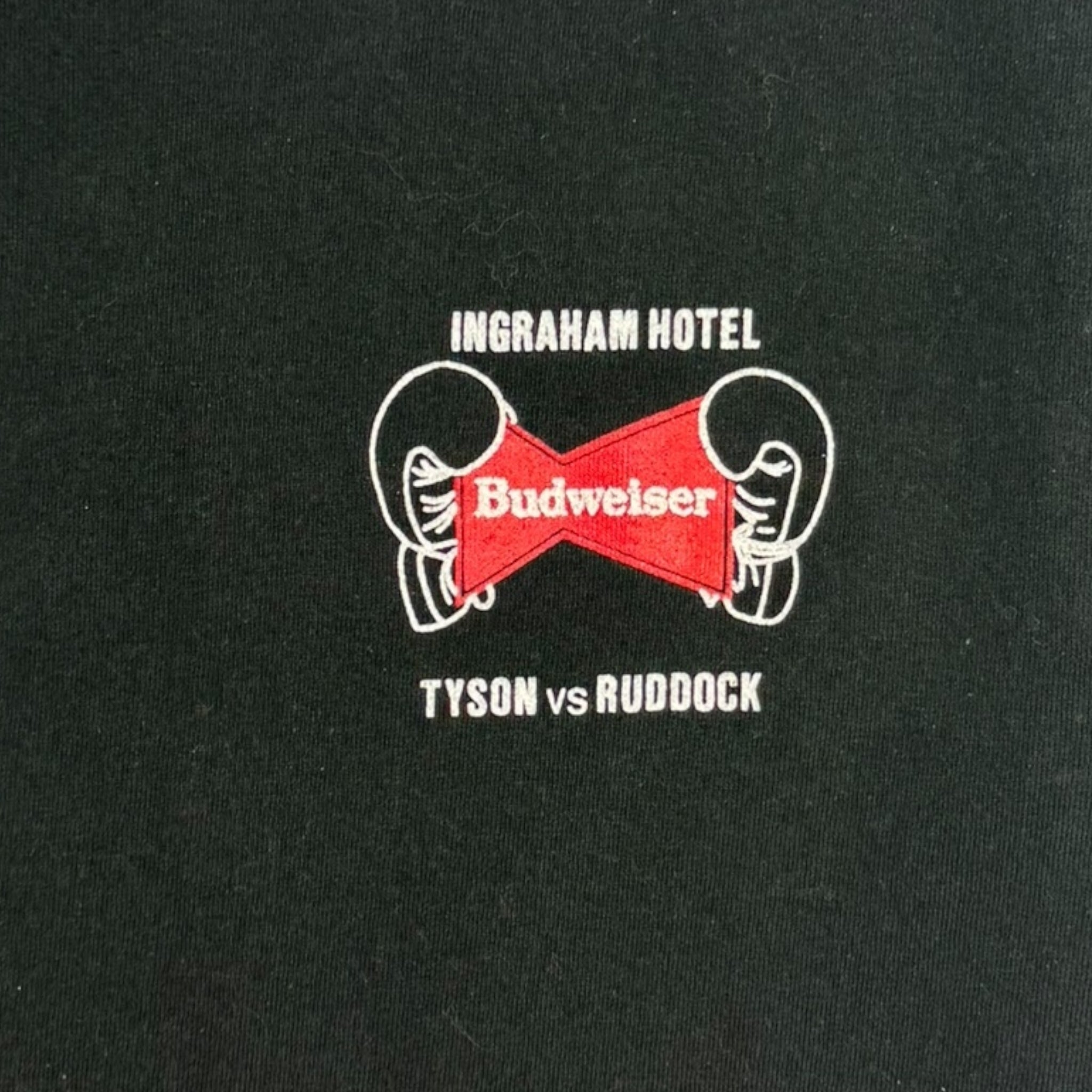1991 Tyson VS Ruddock Budweiser Fight Promo T-Shirt