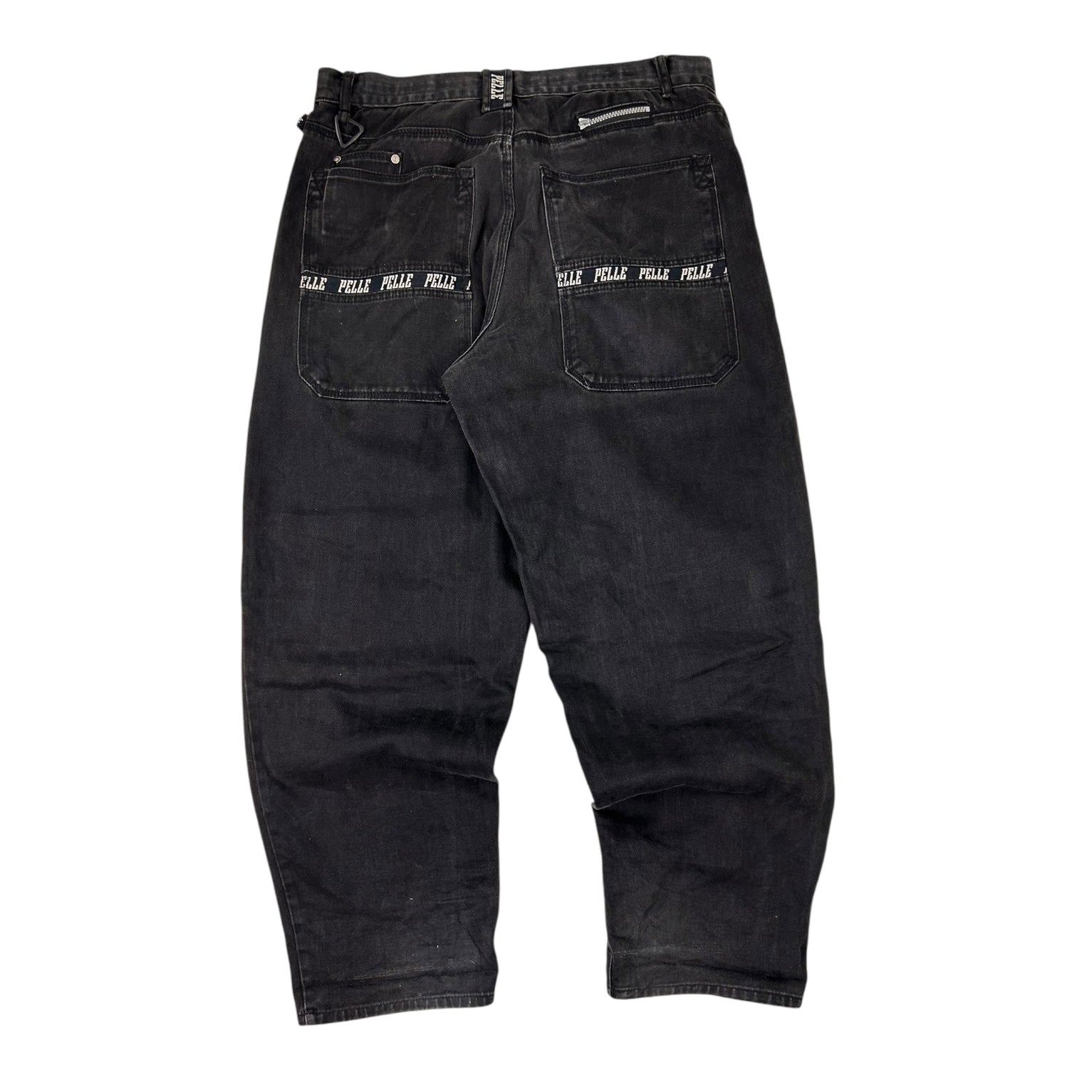 Vintage Y2K Pelle Pelle Denim Jeans Black