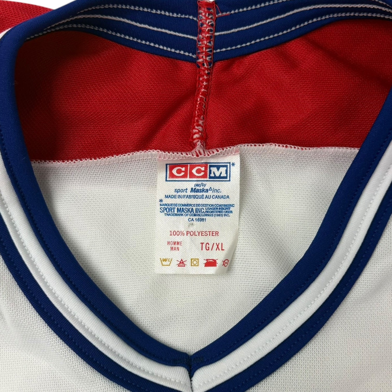 Vintage Montreal Canadiens CCM Away Jersey