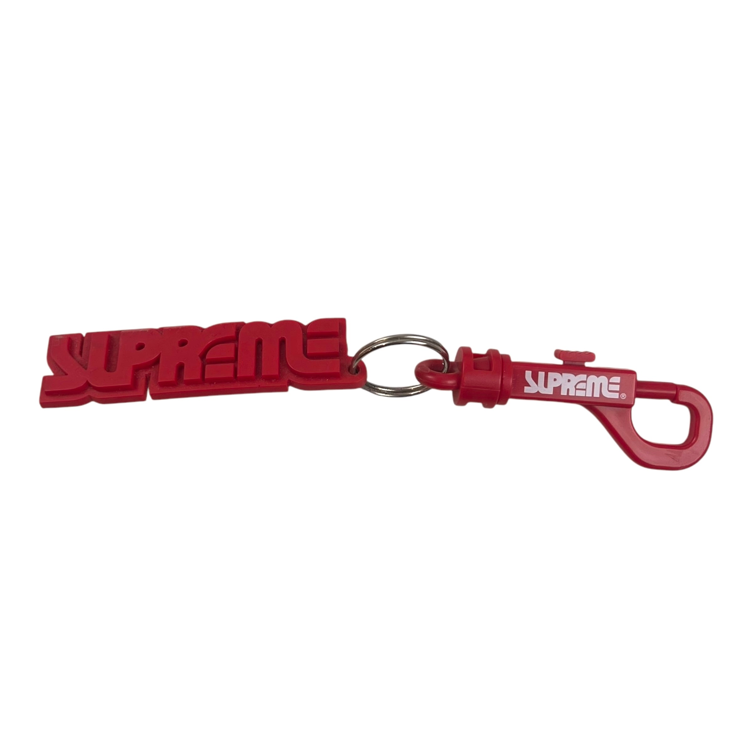 Supreme Rubber Keychain Red