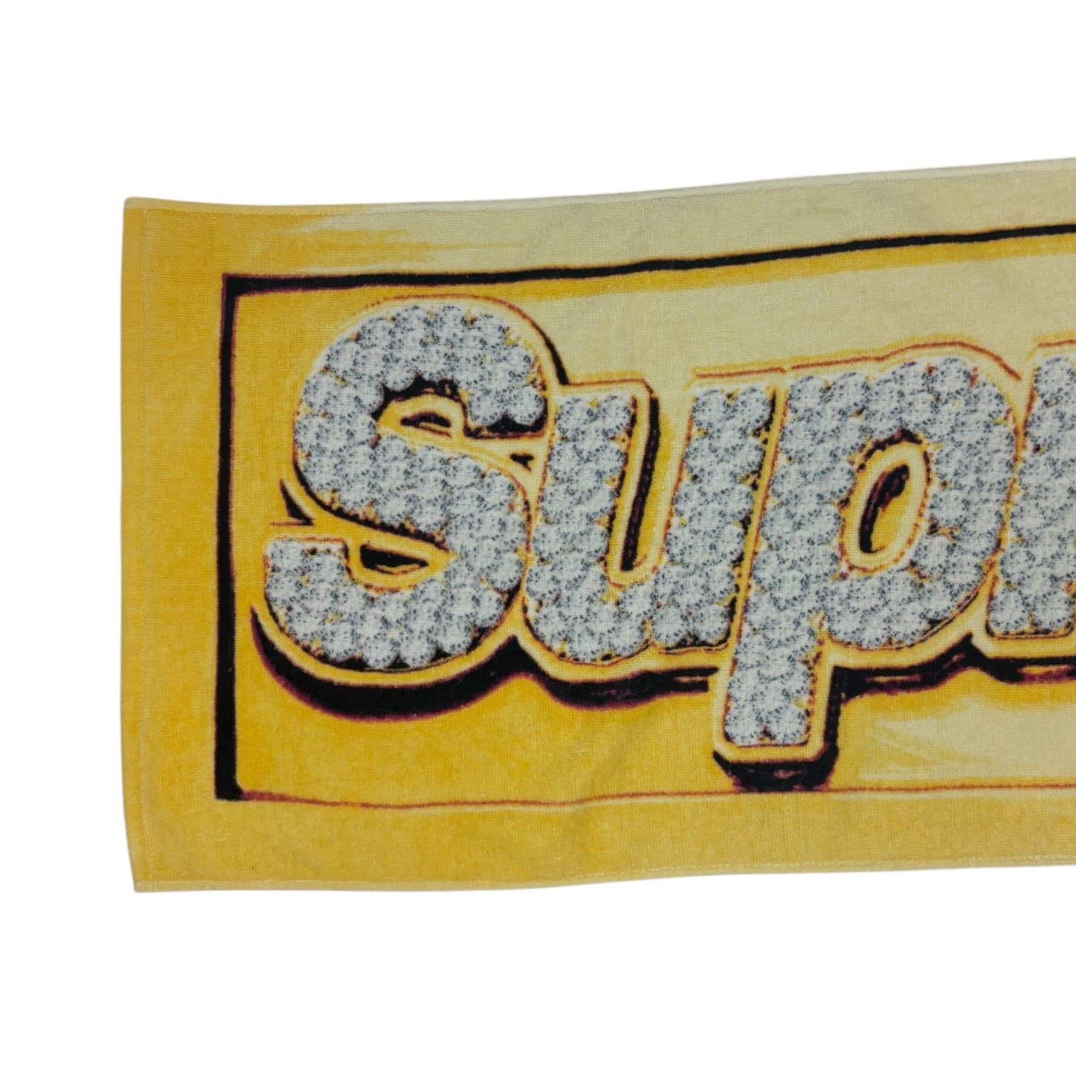 Supreme SS13 Bling Box Logo Towel Yellow