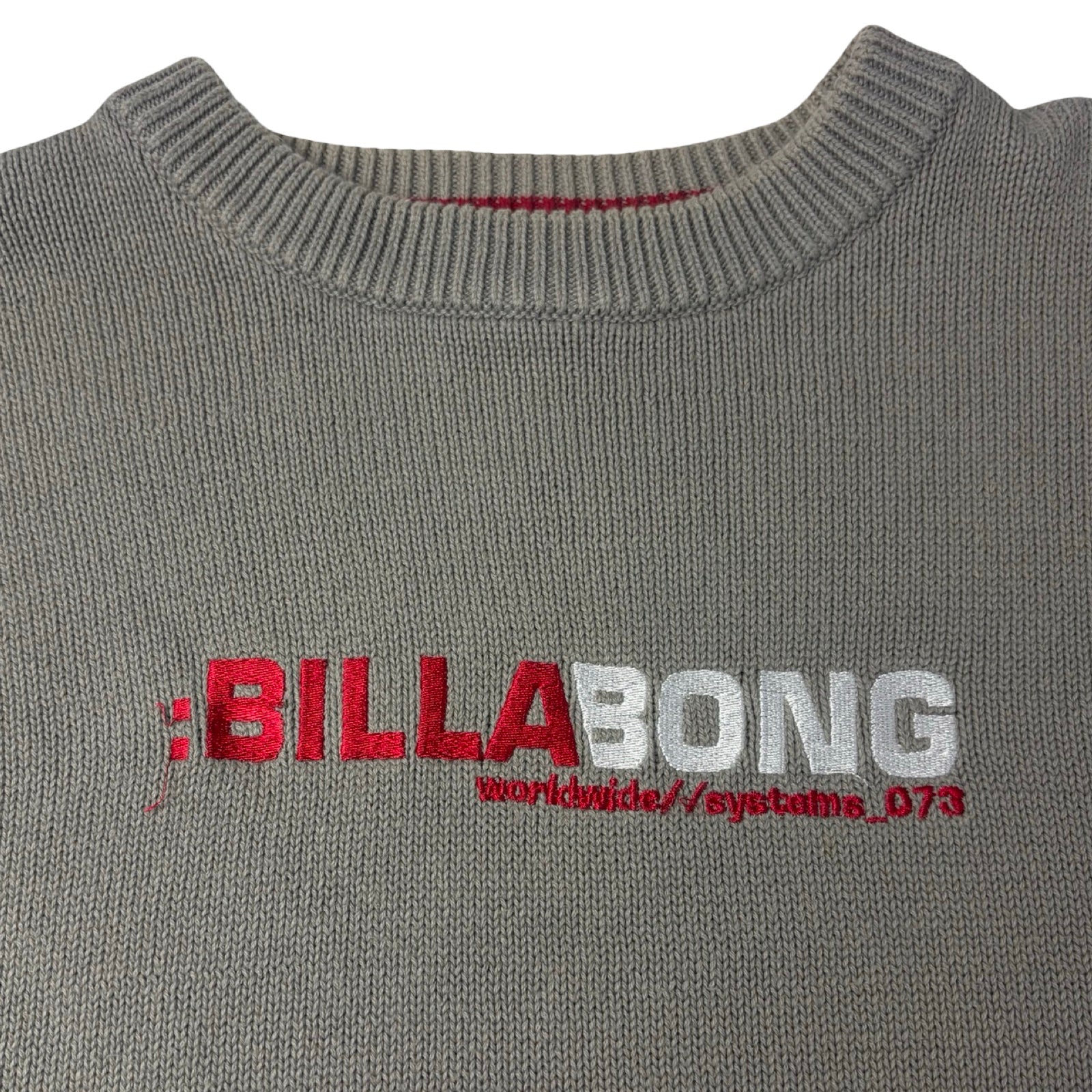 Vintage Y2K Billabong Embroidered Surf Knit Sweater